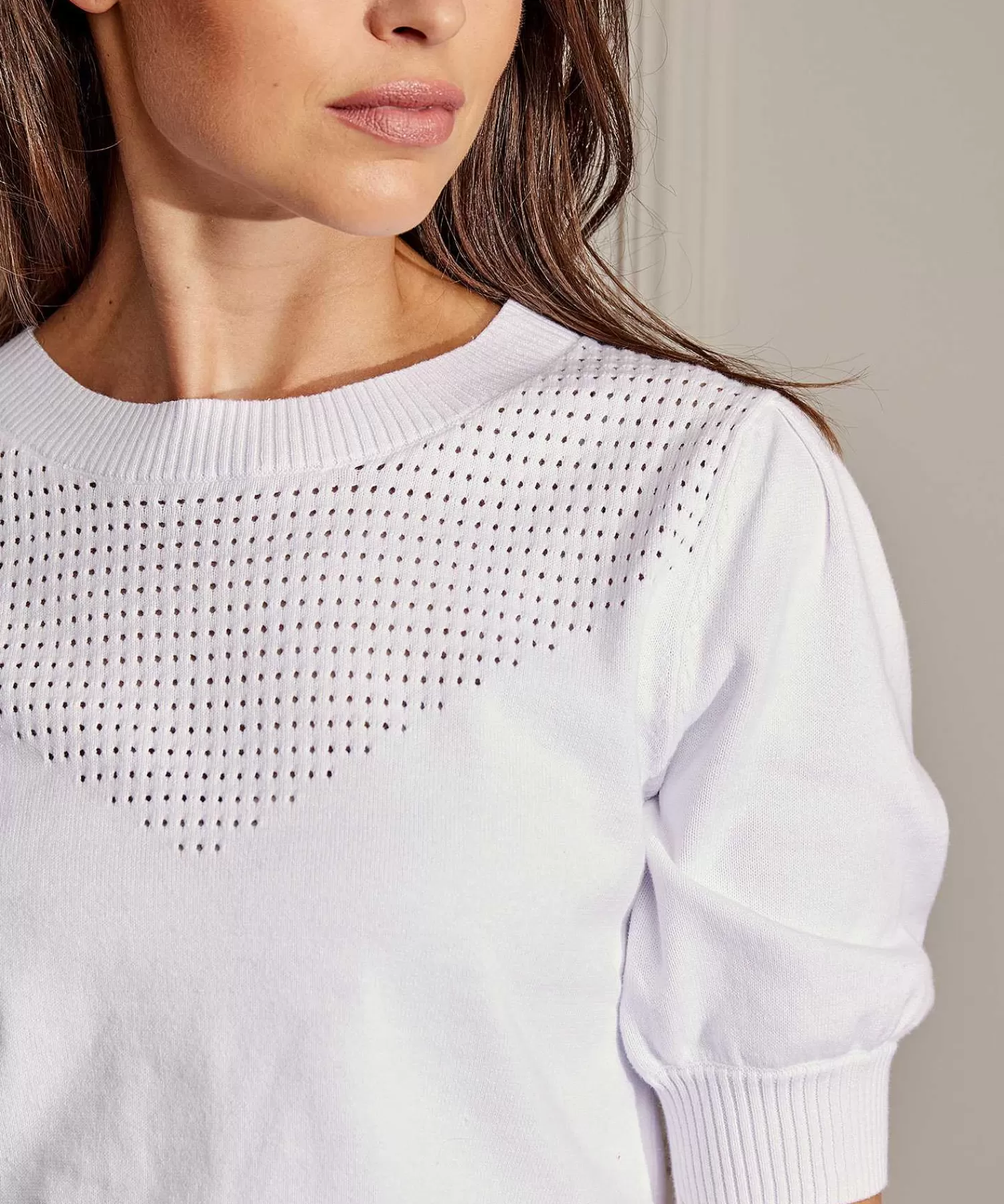 GIULIA E TU Jersey Cuello Calado Clearance