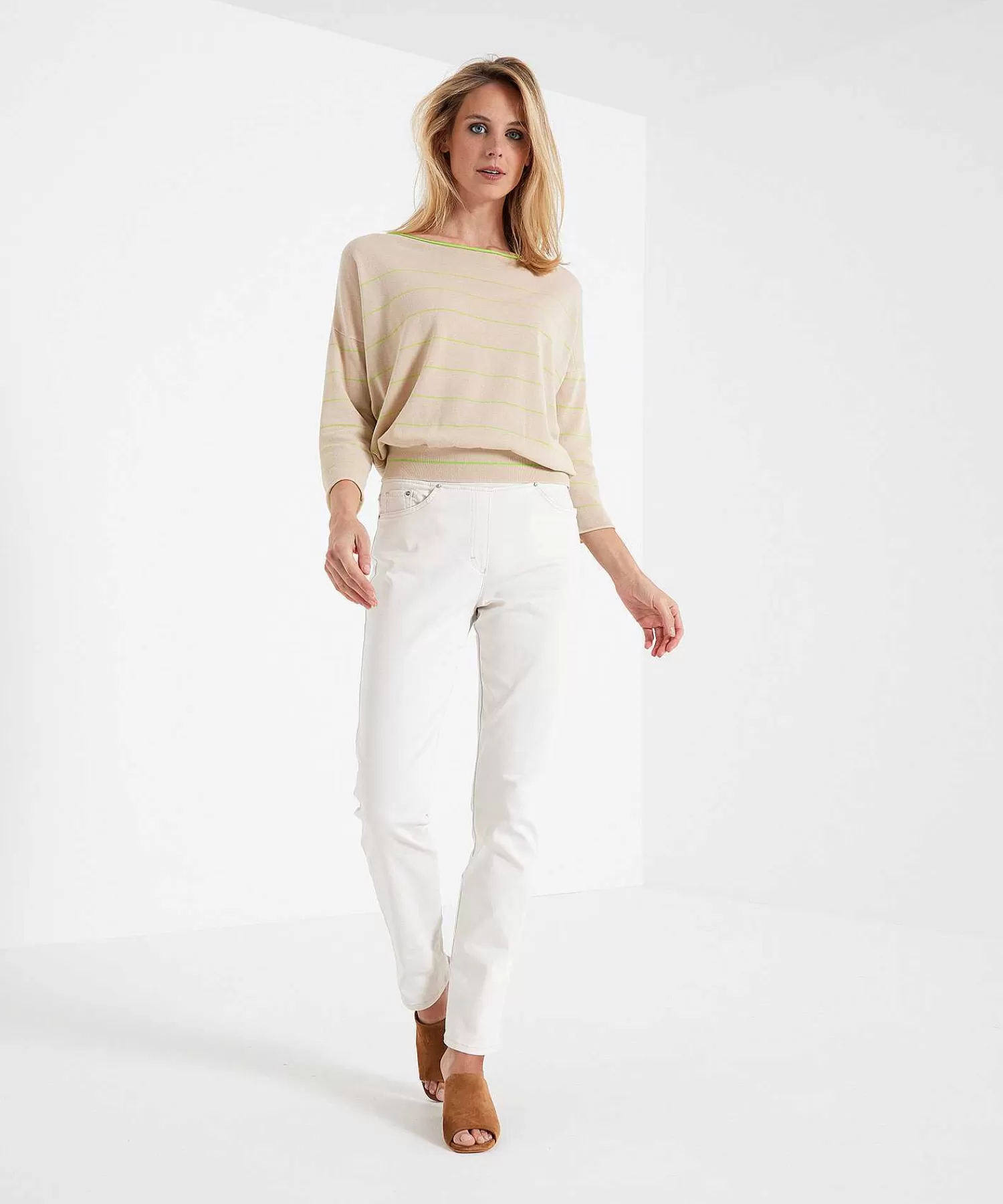 GIULIA E TU Jersey Rayas Finas Outlet