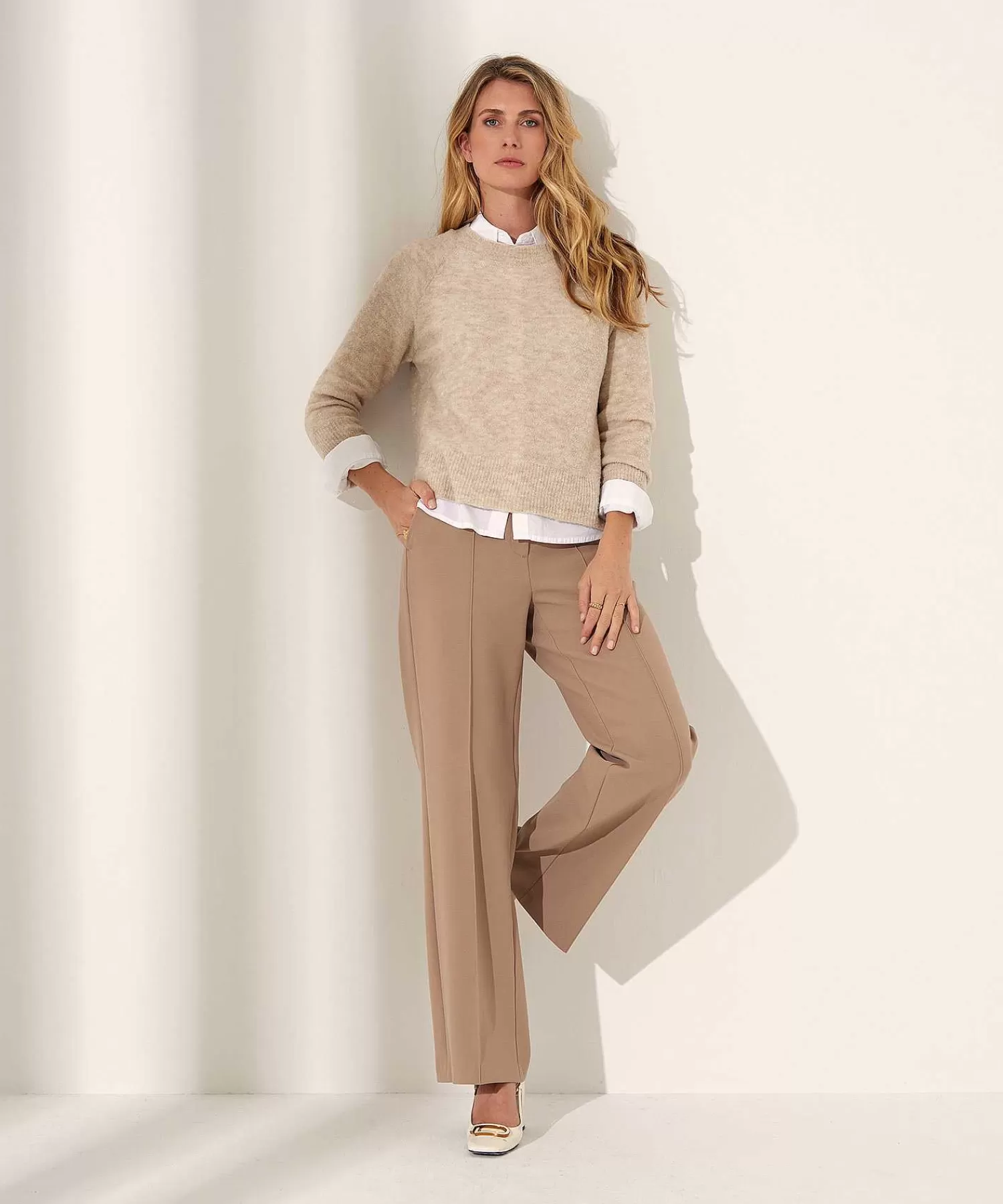 No Man's Land Jersey Mezcla De Lana Flash Sale