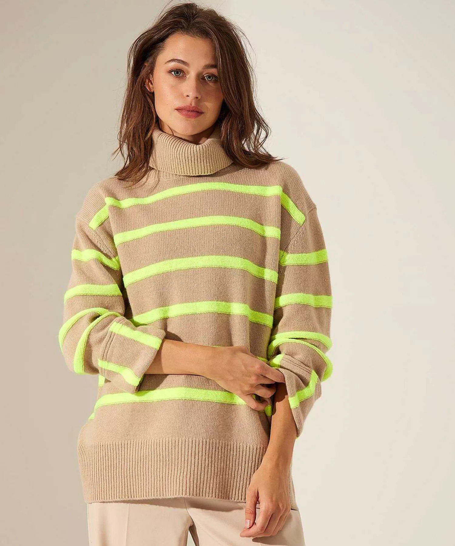 Due Amanti Jersey Oversize Mezcla Lana Liana Online