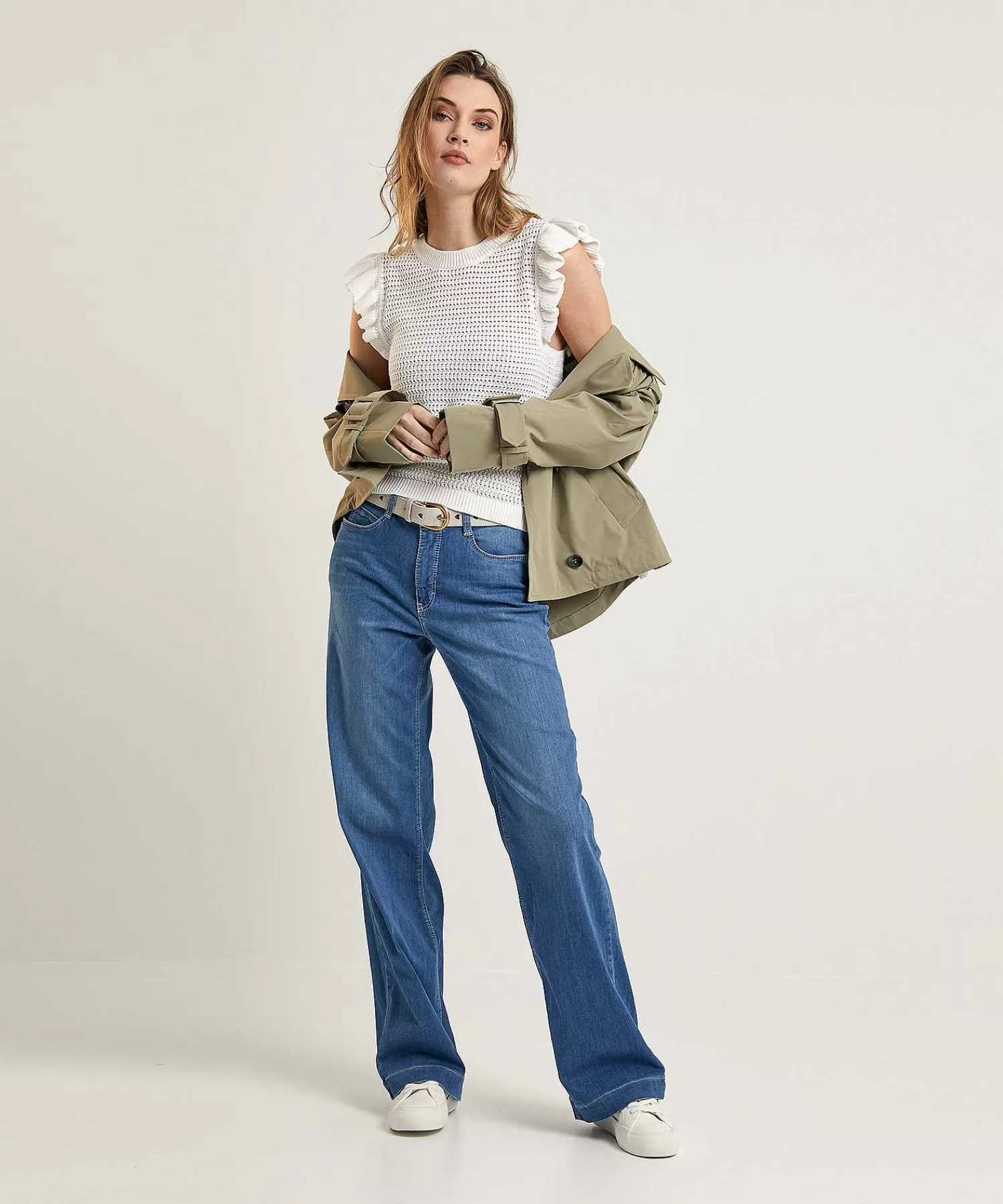 Emotions Jersey Sin Mangas Ajour Volante Fashion