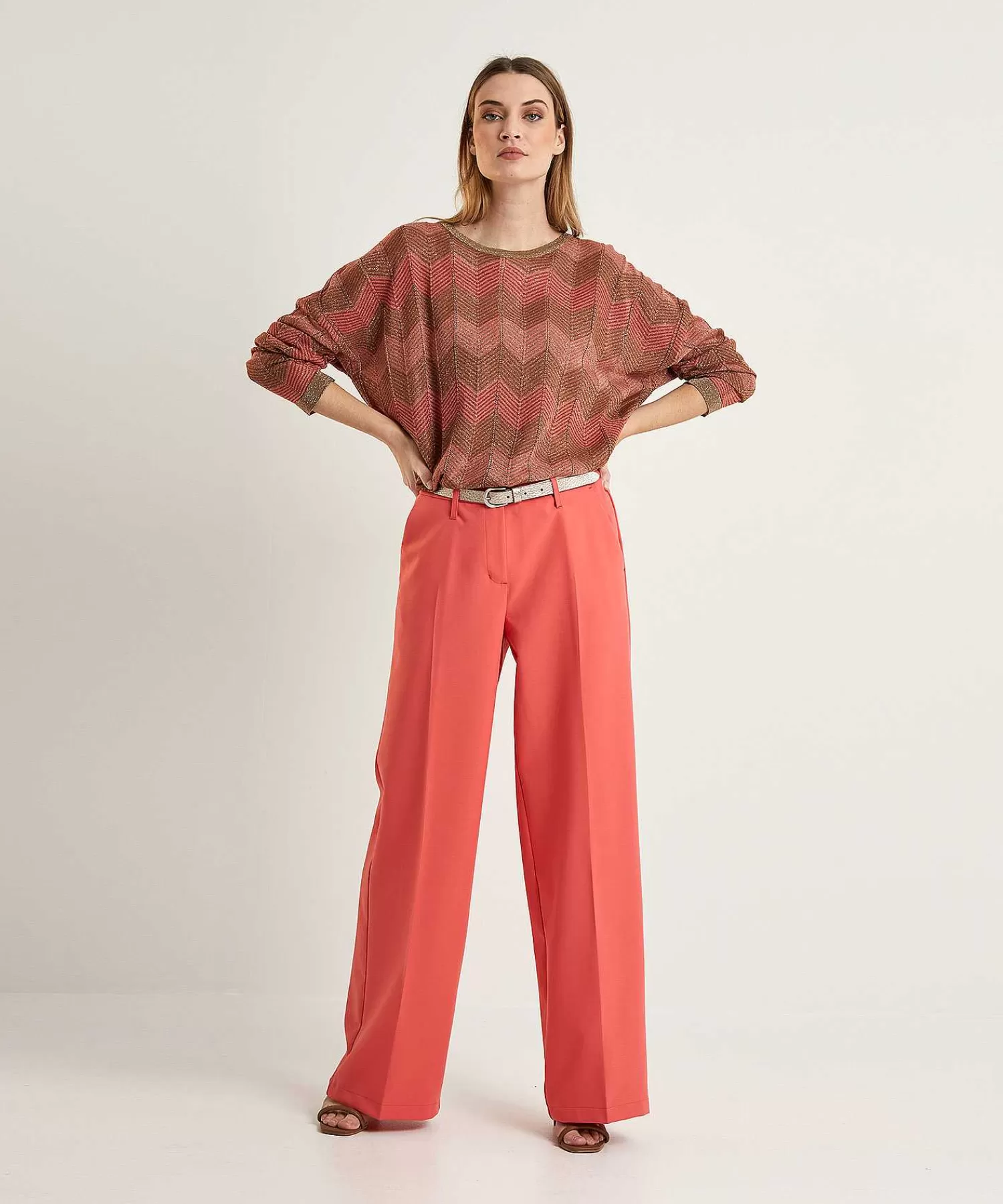 Summum Jersey Calado Zigzag Lurex Discount