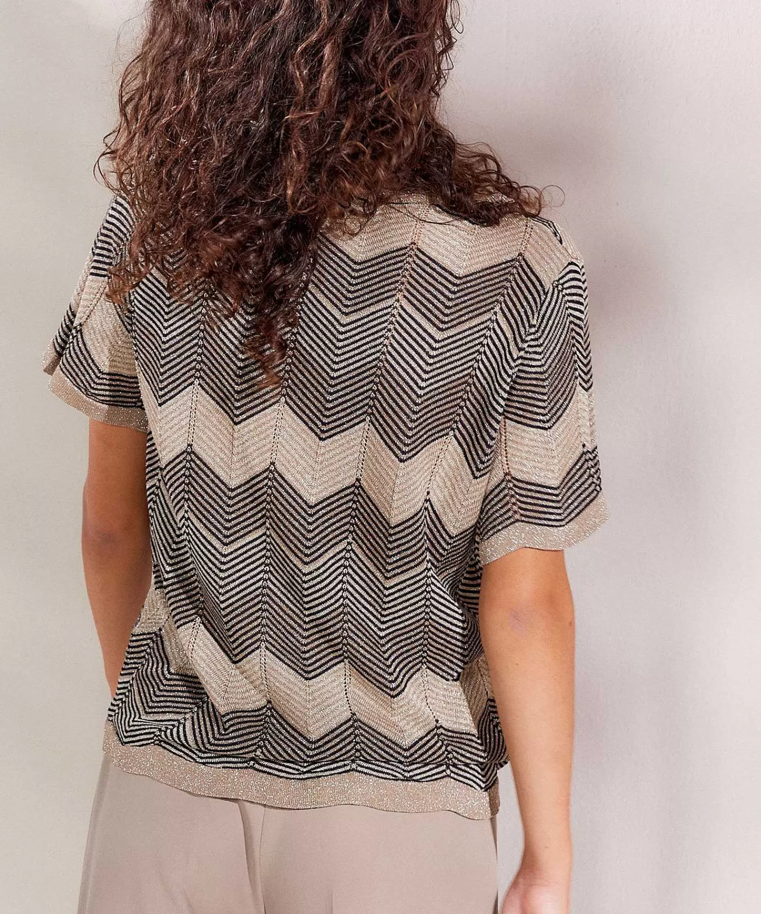 Summum Jersey Zigzag Lurex Fashion