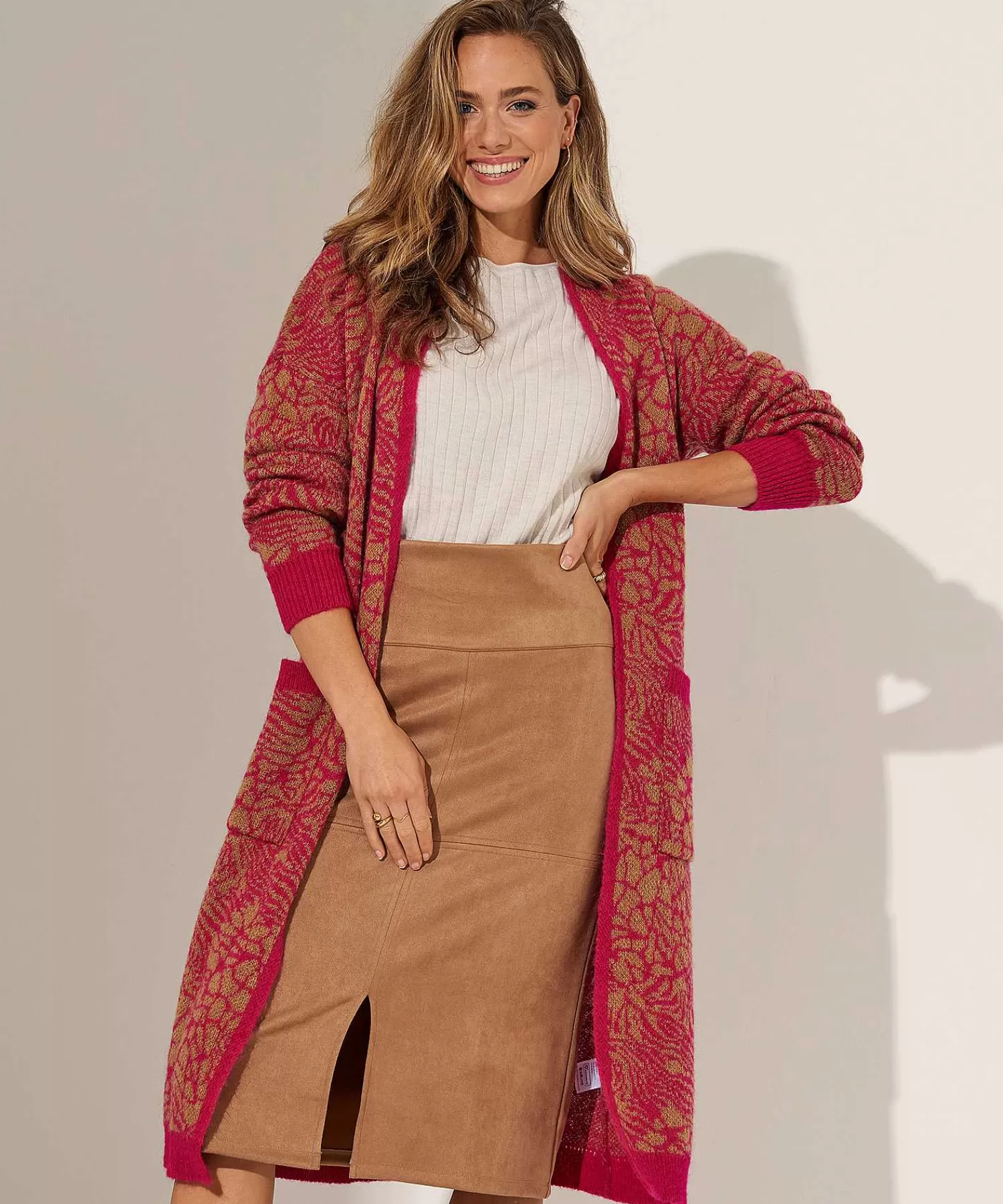 KYRA Cardigan Largo Flor Puk Online