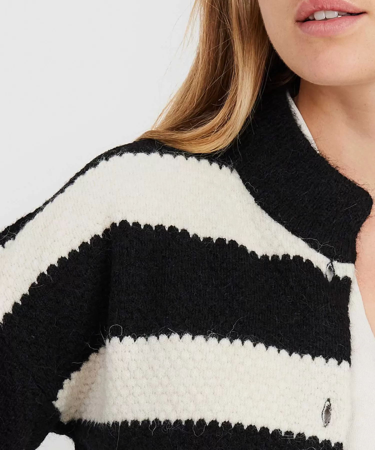 KYRA Cardigan Streep Kelly Cheap
