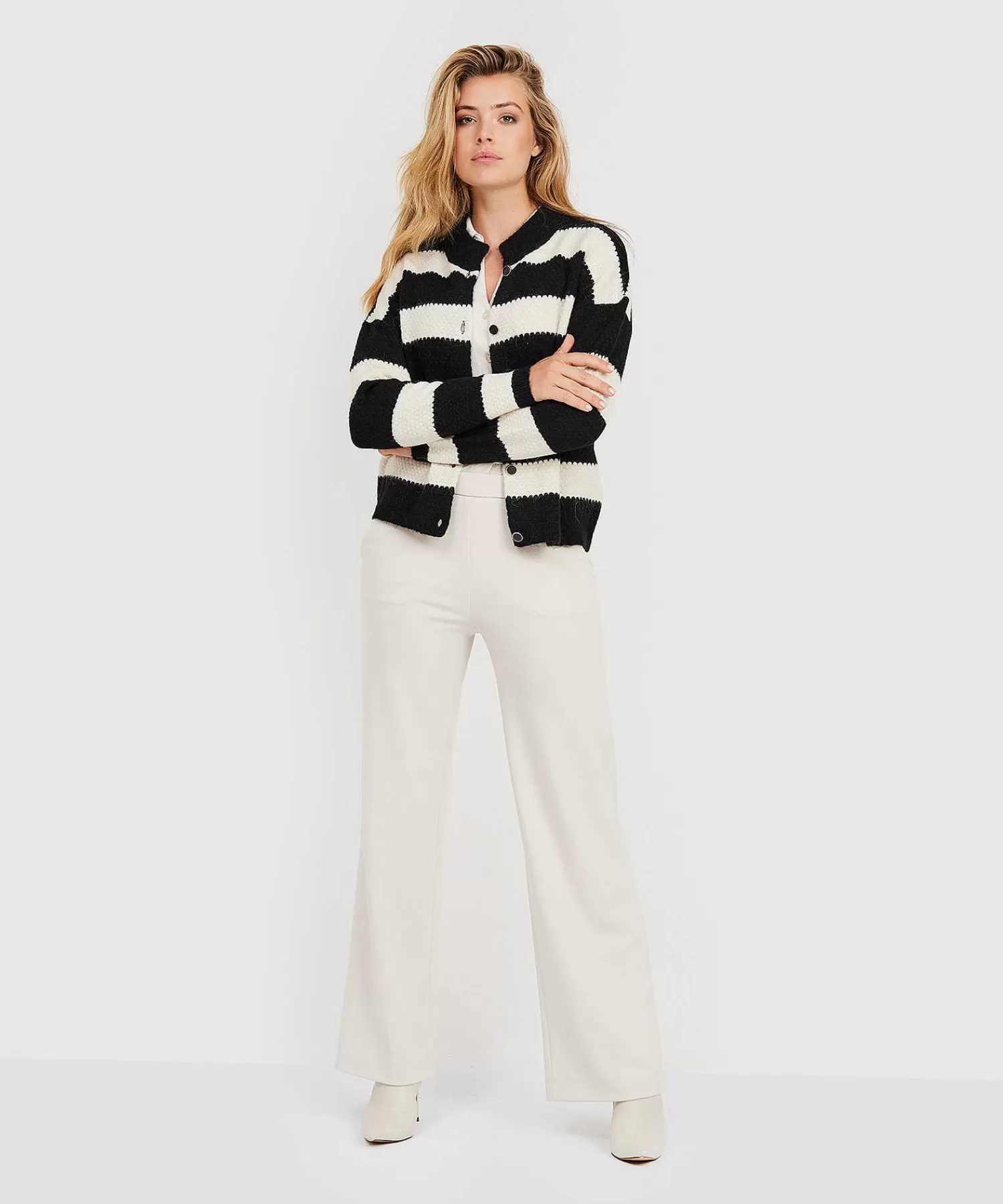 KYRA Cardigan Streep Kelly Cheap