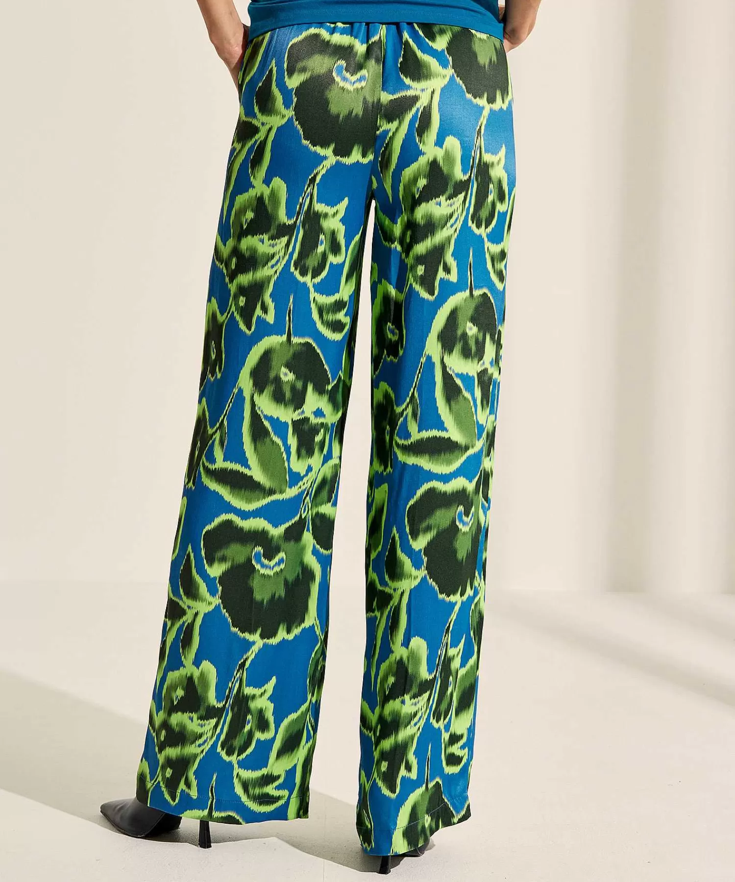 KYRA Pantalones Sedosos Flor Agatha Cheap