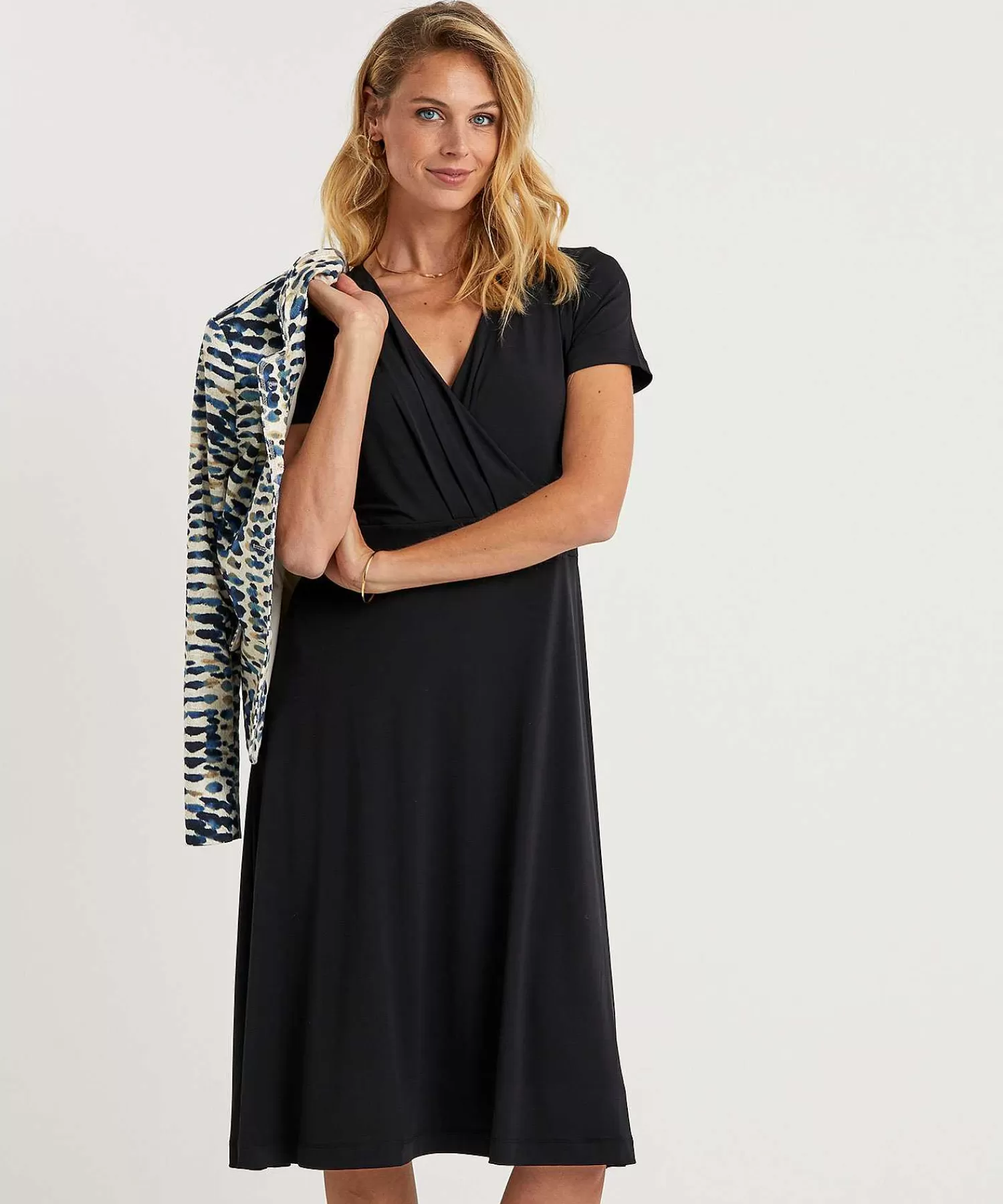 KYRA Slinky Vestido Cruzado Pam Cheap