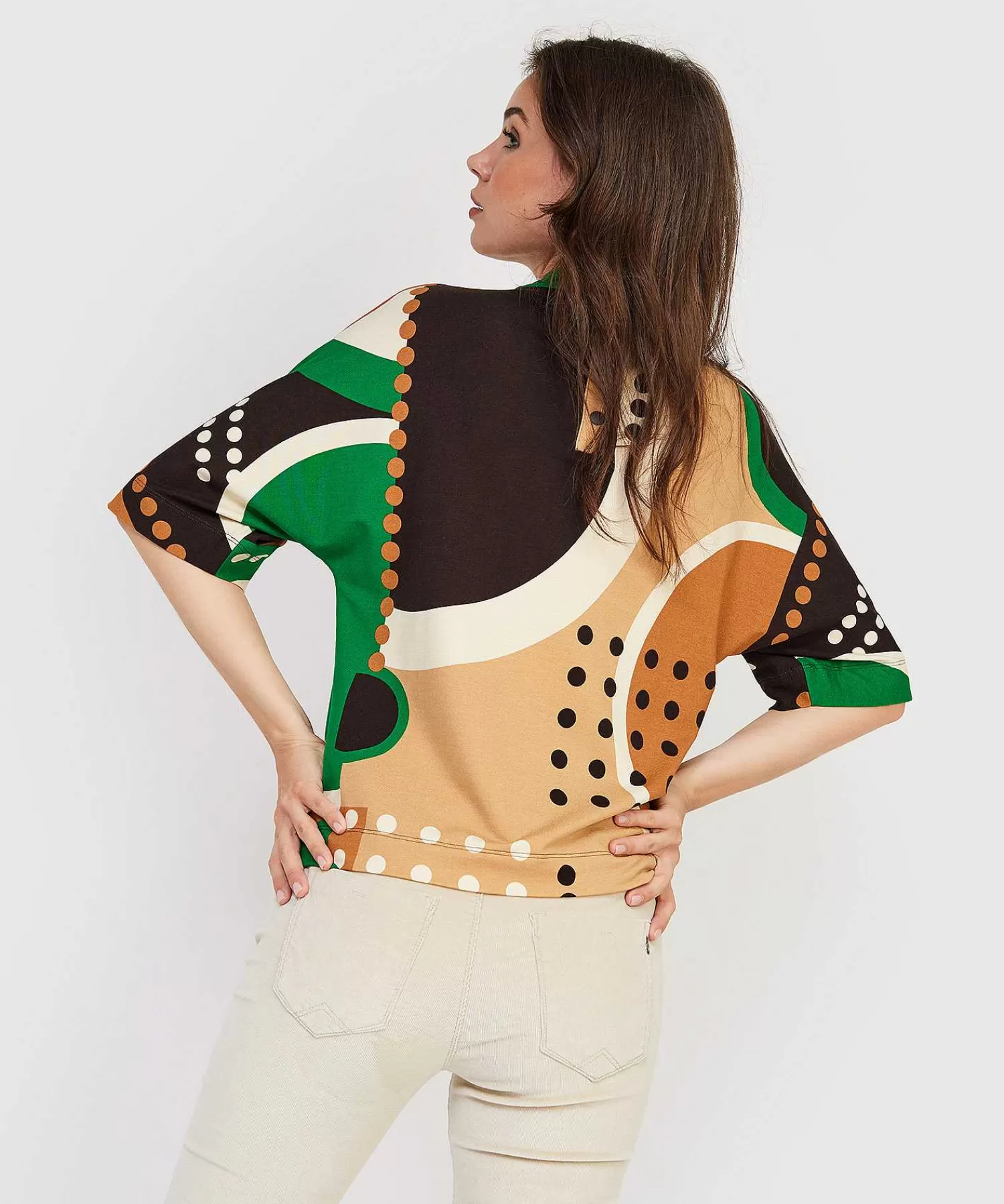 KYRA Top Col Estampado Grafico Marielle Best Sale