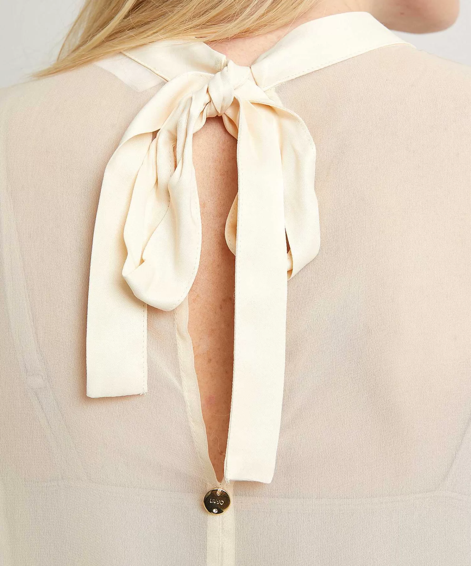 LIU JO Top Sedoso Sin Mangas De Gasa Georgette Sale