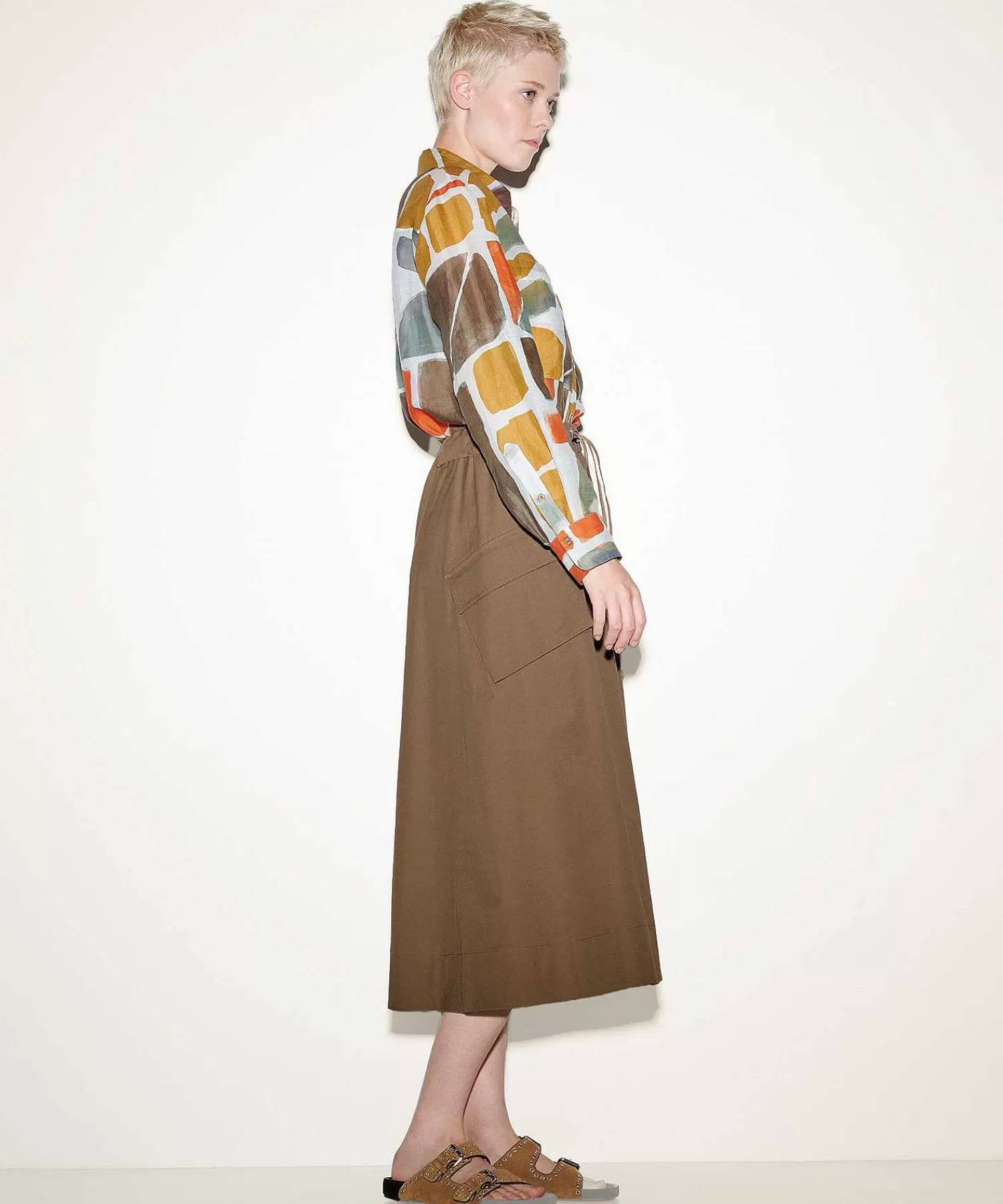 Luisa Cerano Blusa Ramio Estampado Grafico Online