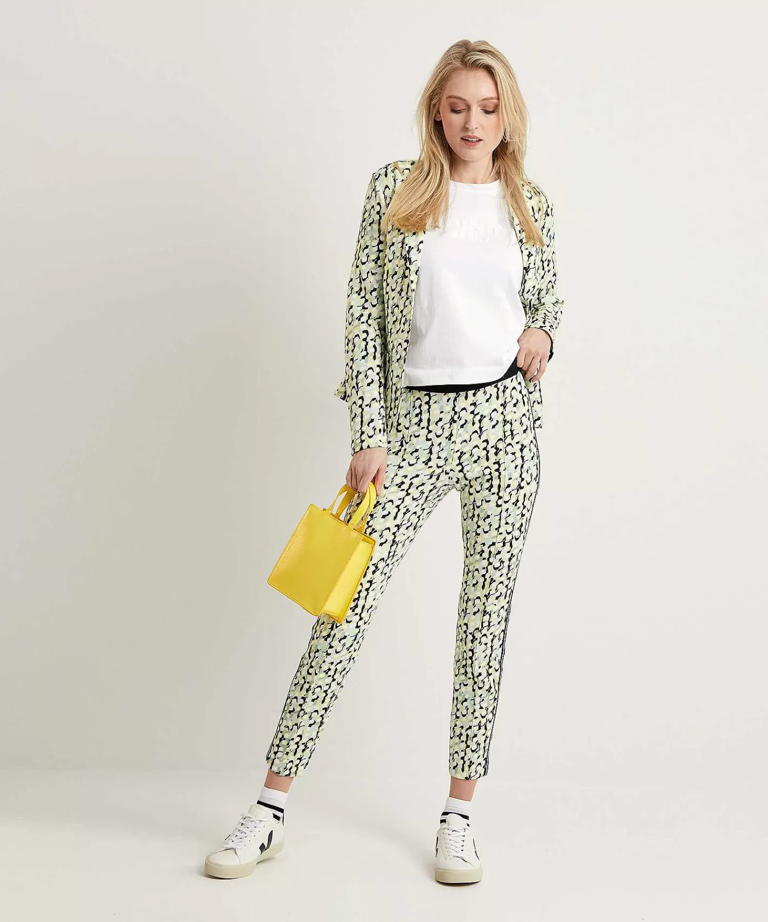 Luisa Cerano Camisa Oversize Rizo Estampado Fashion
