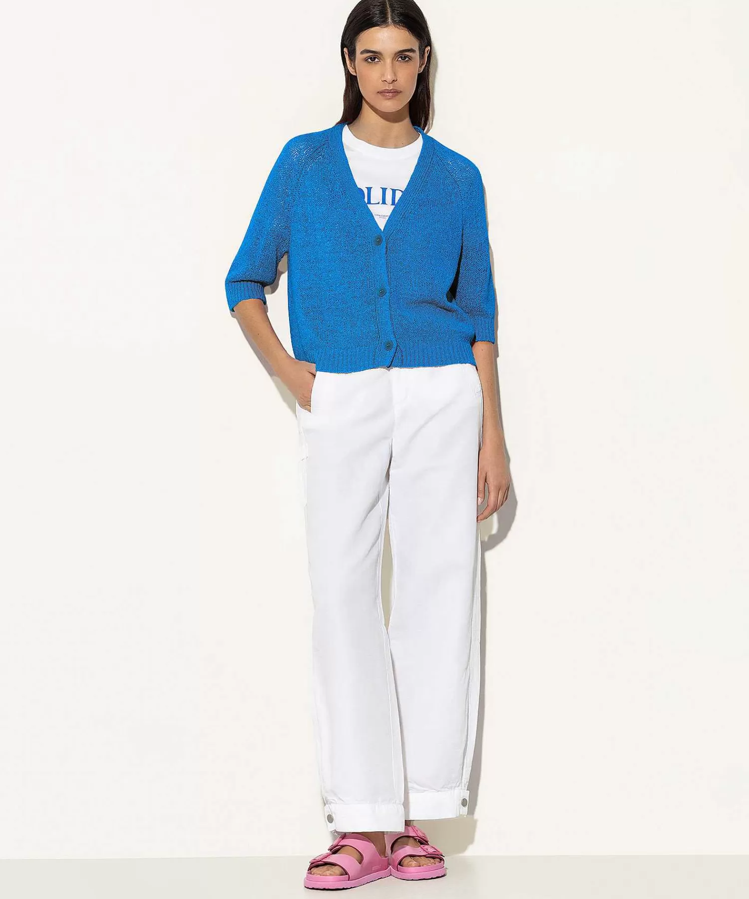 Luisa Cerano Cardigan De Hilo Con Cintas Online