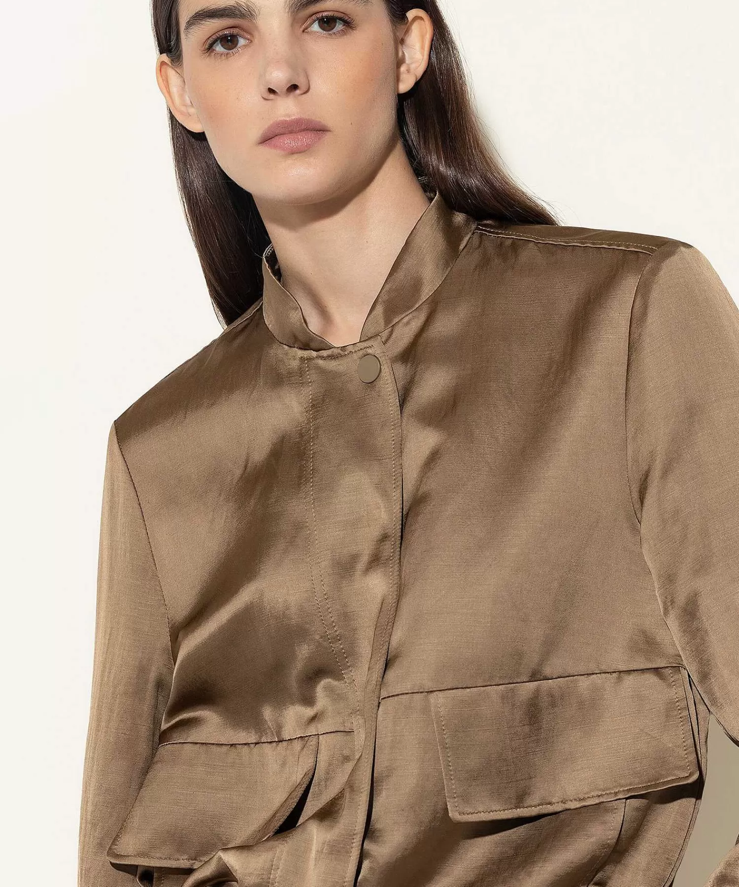 Luisa Cerano Cazadora Bomber Sedosa Best Sale