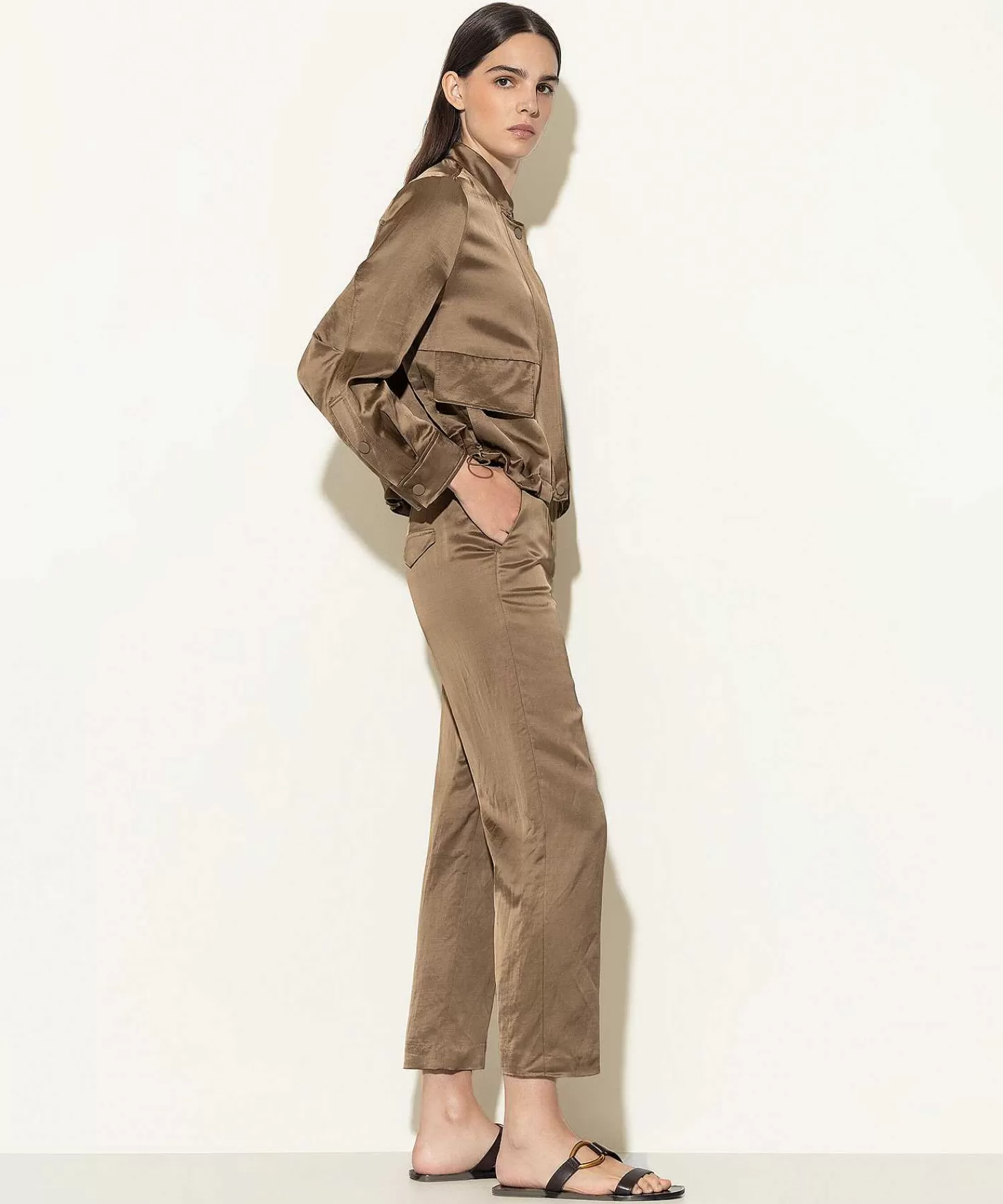 Luisa Cerano Cazadora Bomber Sedosa Best Sale