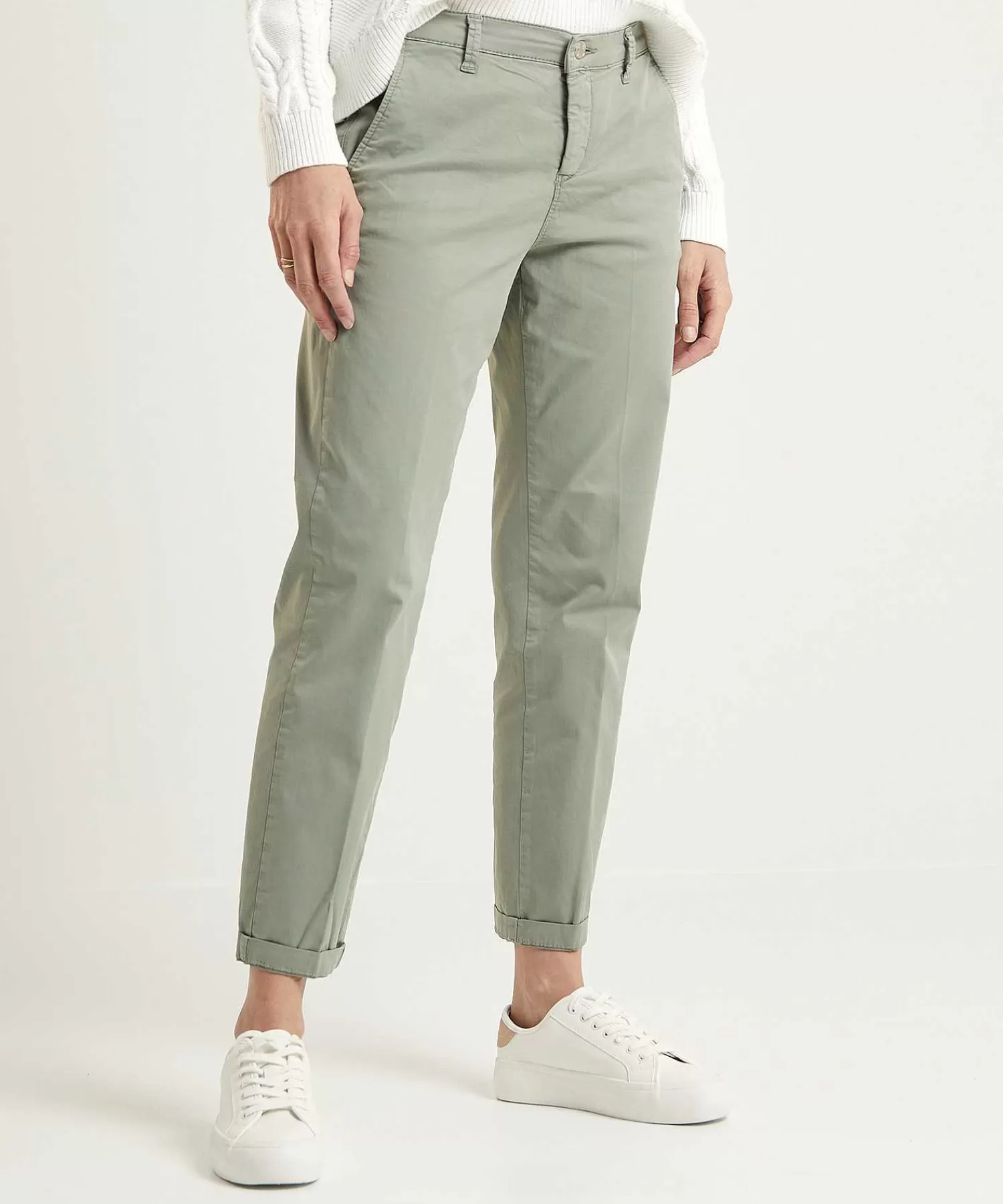 MAC Jeans Chinos Con Vuelta Hot