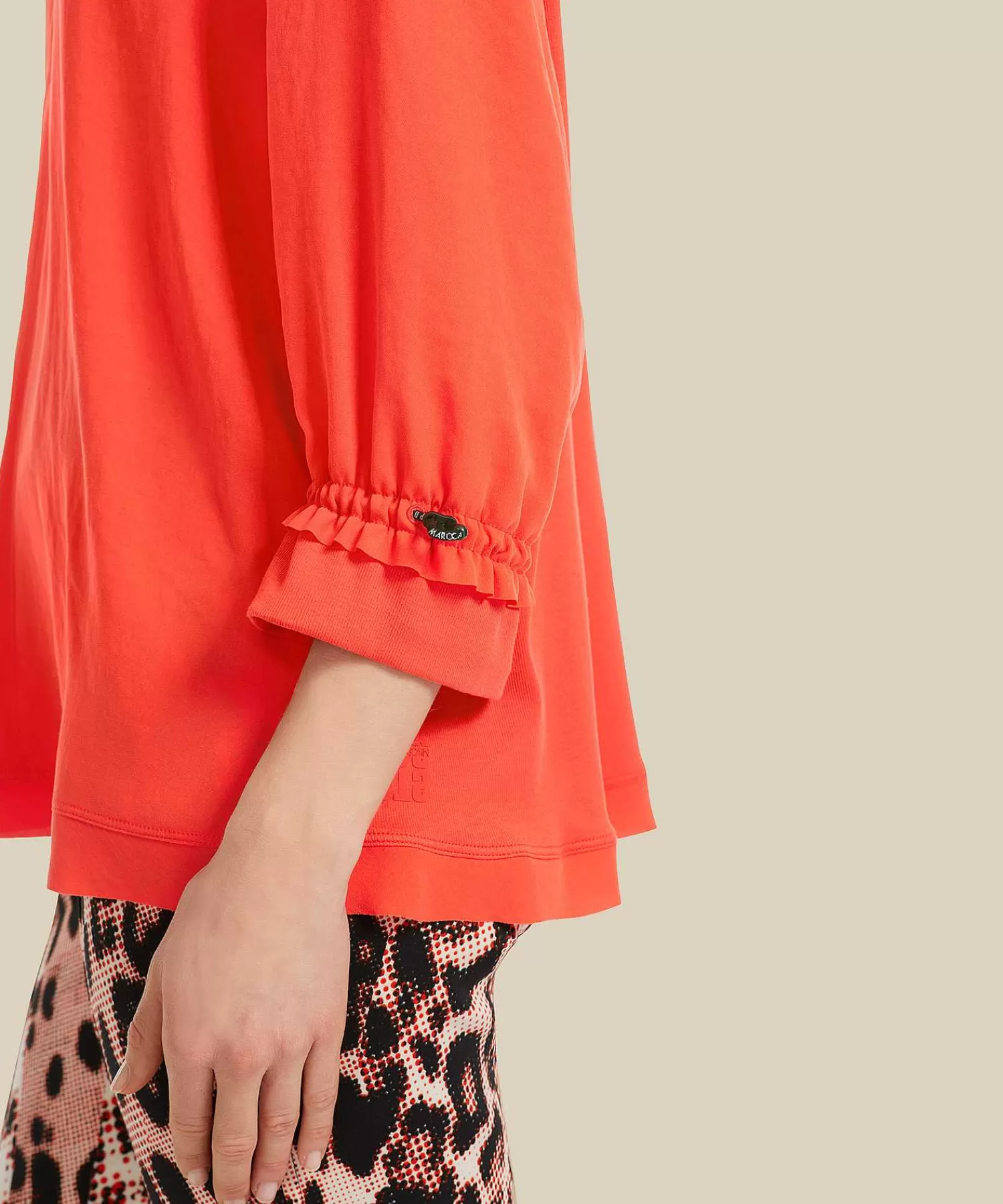 Marc Cain Sports Marc Cain Blusa Deportiva Camisa Japonesa 'Seda' Discount
