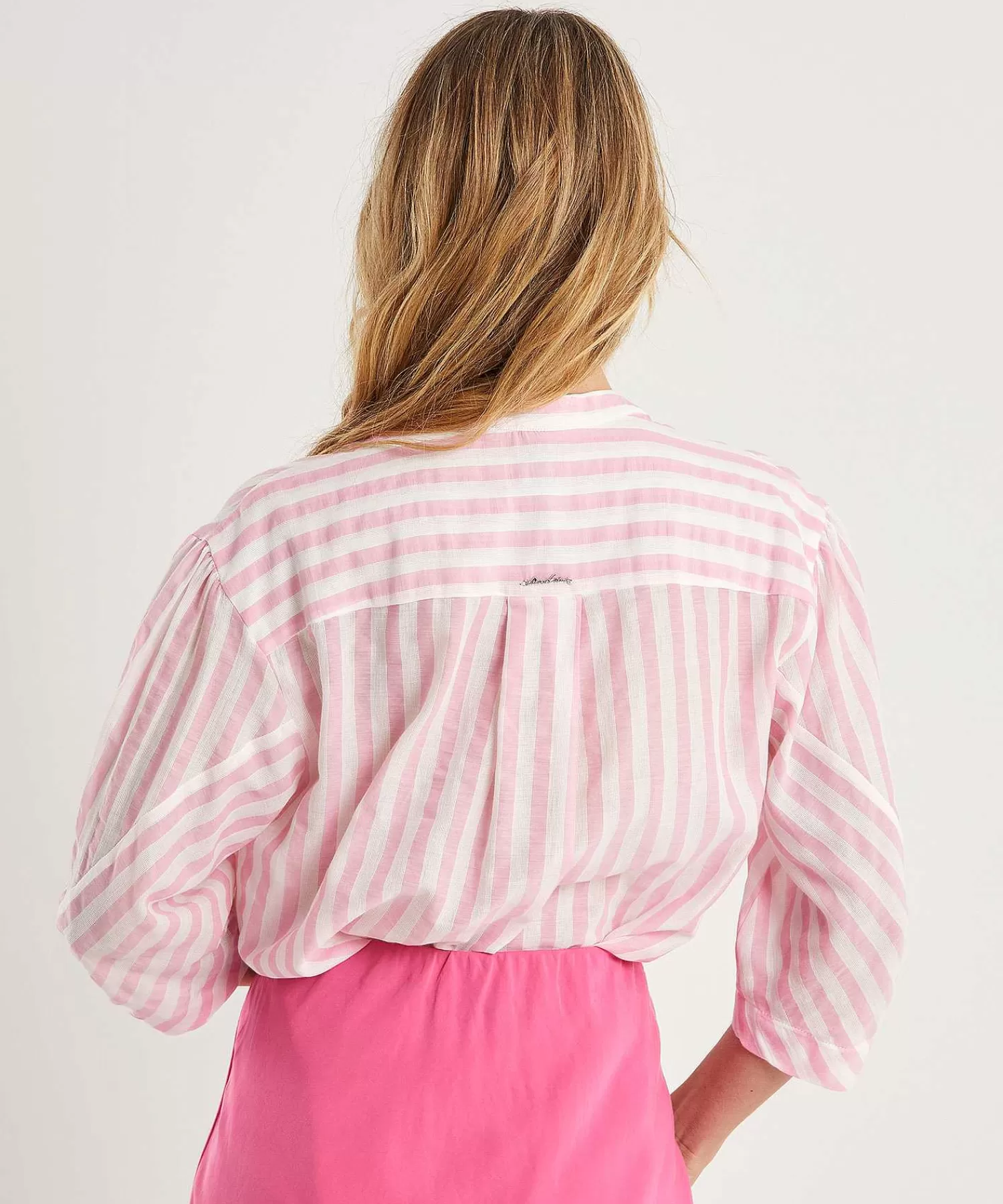 Marc Cain Additions Marc Cain Blusa Voile De Algodon Rayas Online