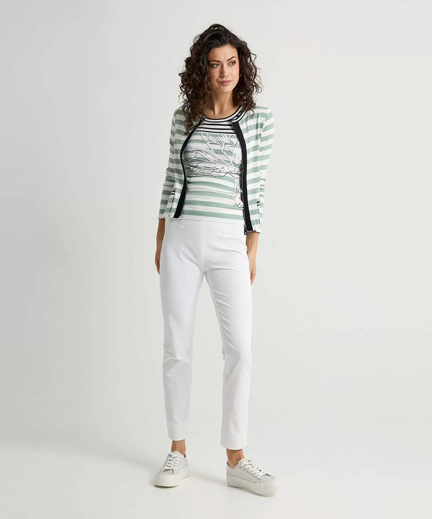 Marc Cain Sports Marc Cain Camiseta Deportiva Con Estampado De Rayas Y New