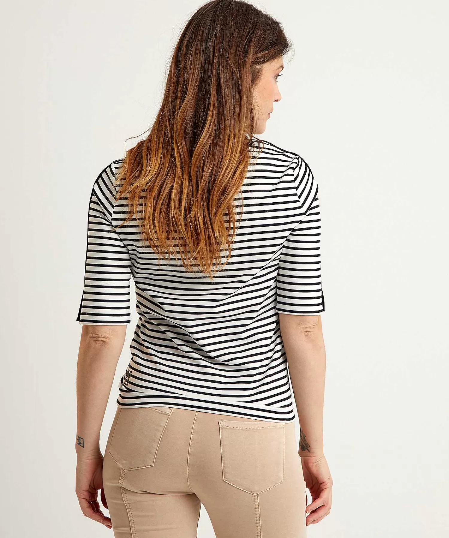 Marc Cain Sports Marc Cain Camiseta Deportiva Rayas Outlet