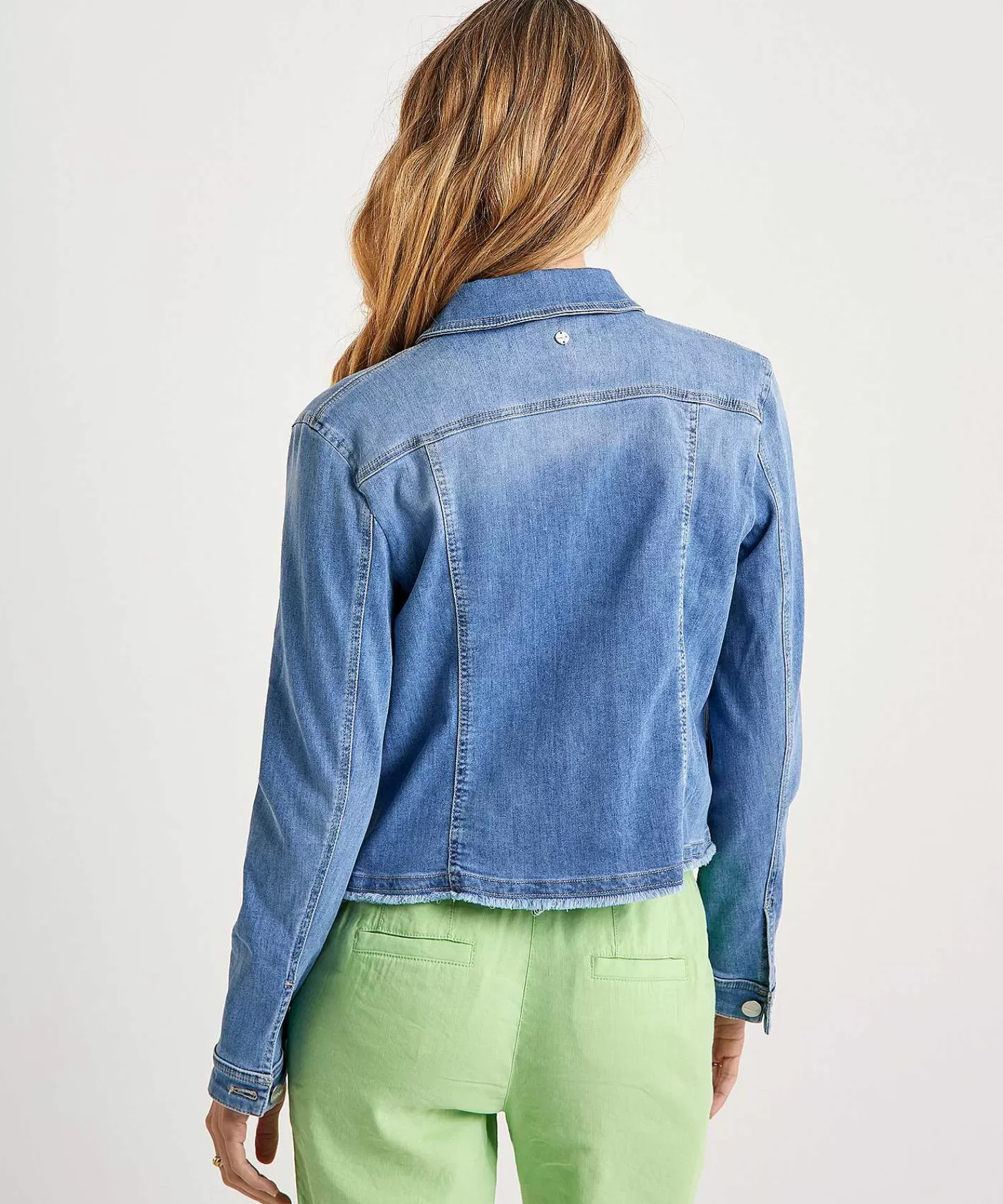 Marc Cain Additions Marc Cain Chaqueta Vaquera Con Flecos Hot