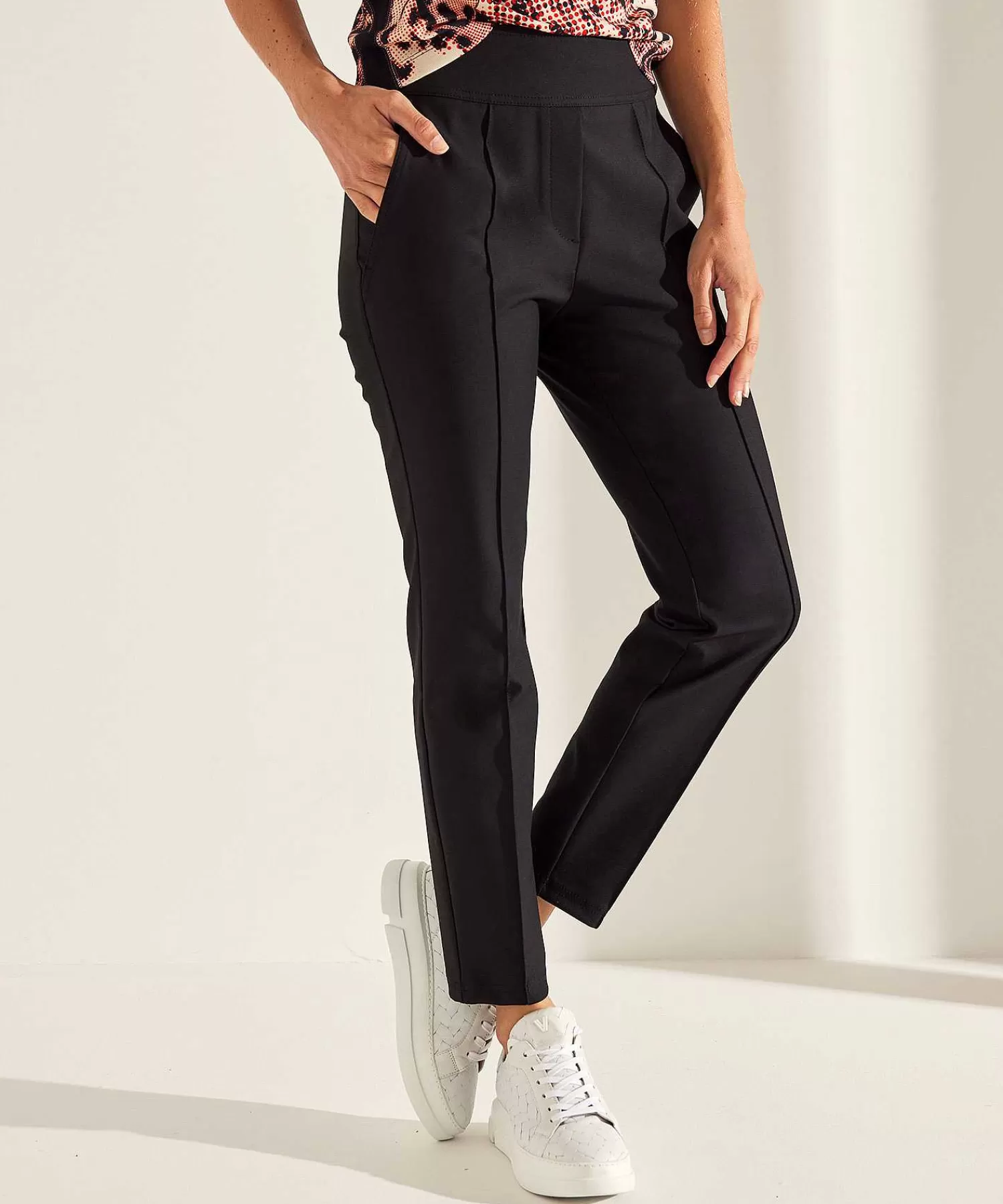 Marc Cain Sports Marc Cain Pantalon Deportivo Algodon Pesado Costura Parcial Sliven Clearance