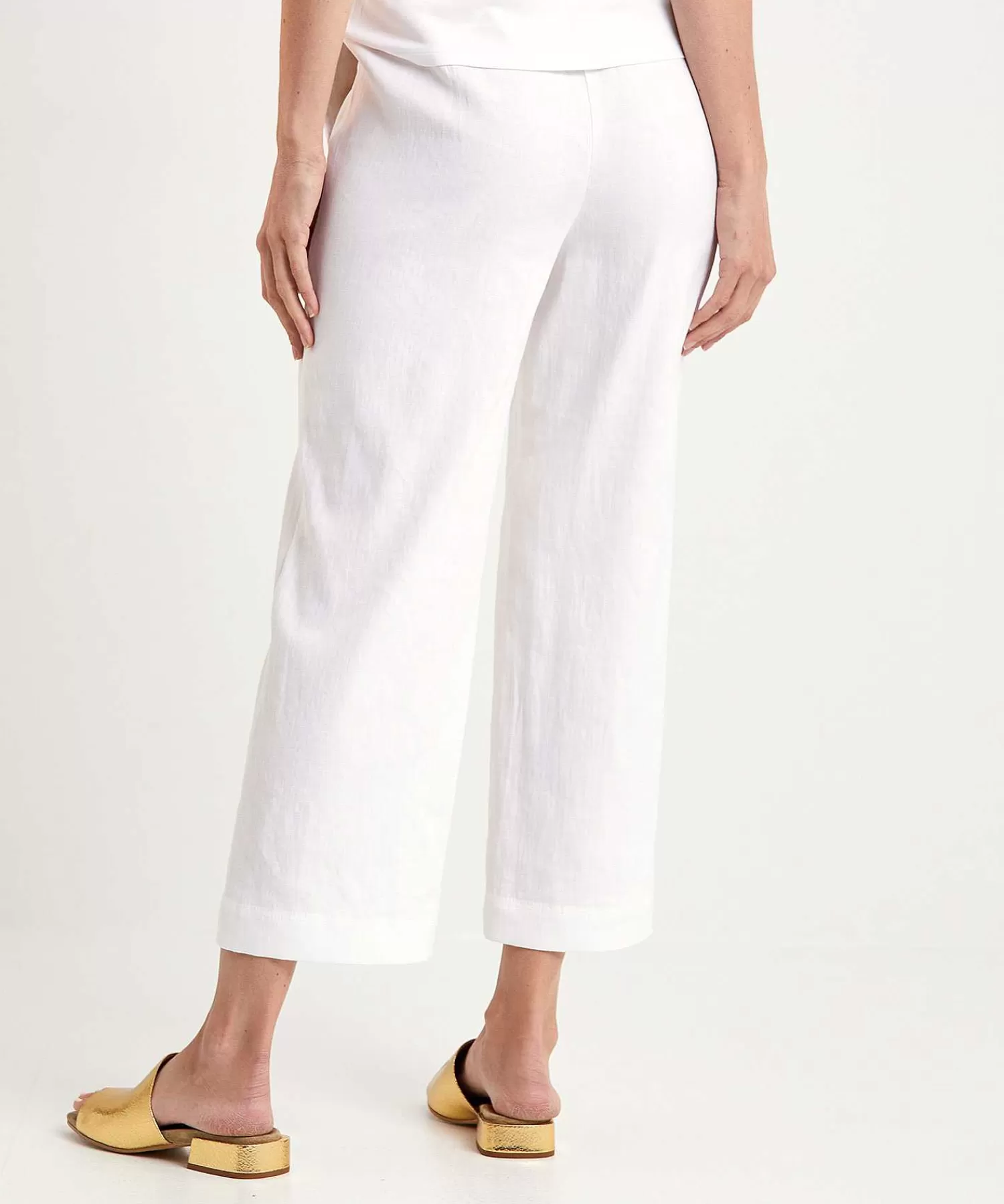 Marc Cain Sports Marc Cain Pantalon Deportivo Cropped Mezcla De Lino Wusu Fashion