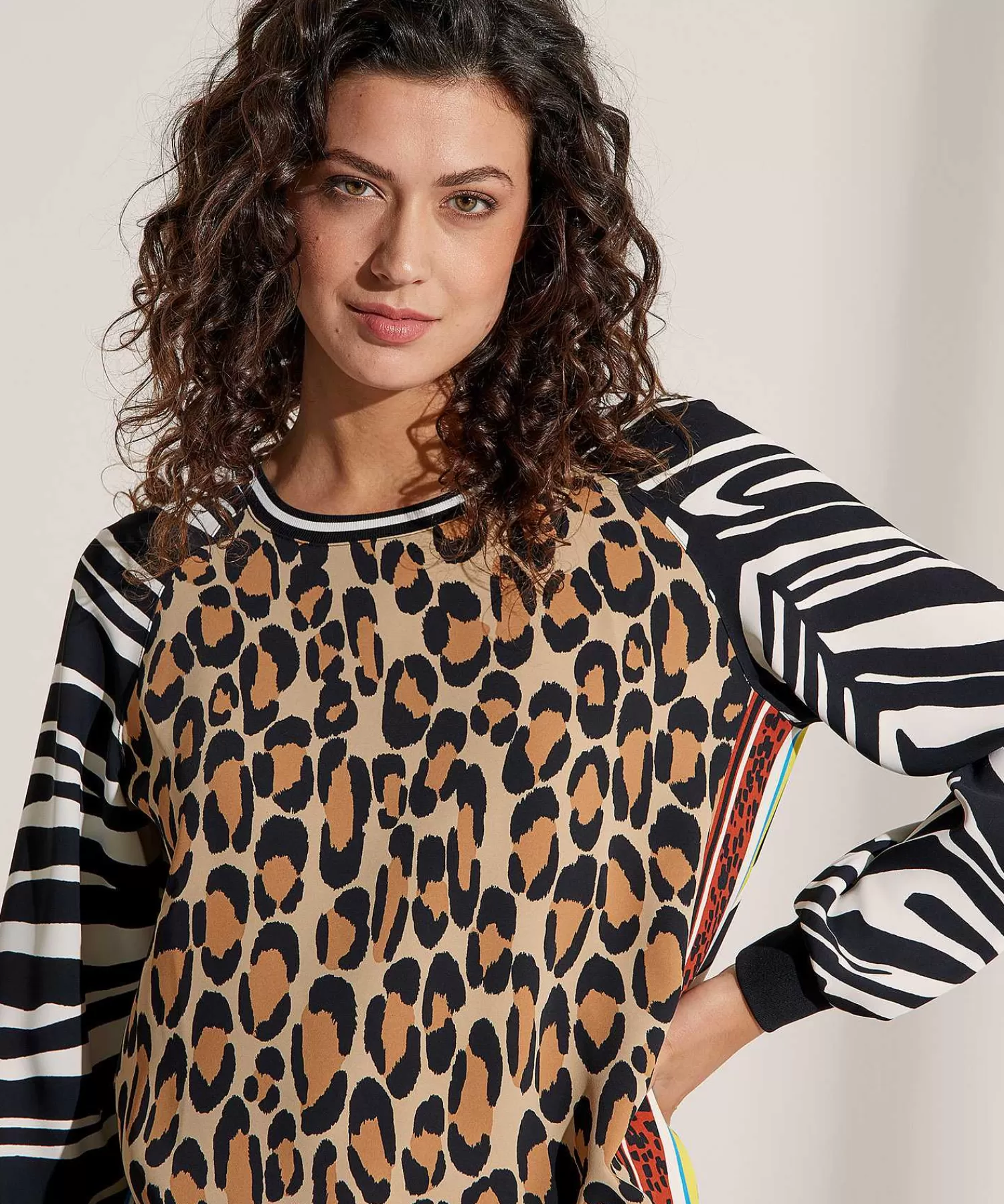 Marc Cain Sports Blusa De Buceo Animal Mixto Flash Sale