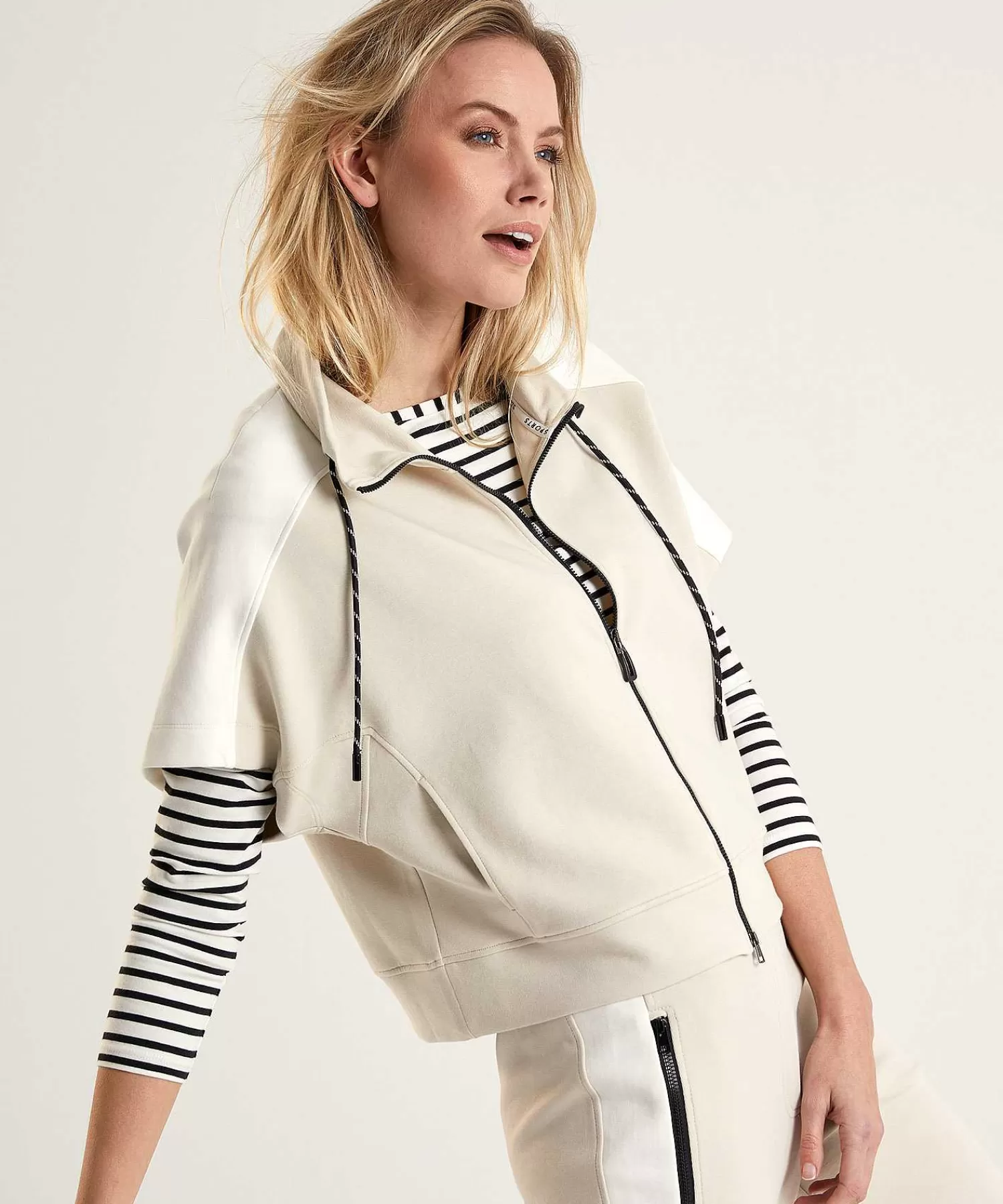 Marc Cain Sports Cardigan Deportivo Extragrande Bicolor Clearance