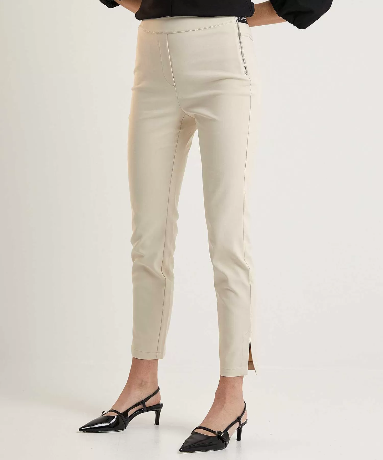 Marc Cain Sports Tregging De Algodon Pesado Sliven Fashion