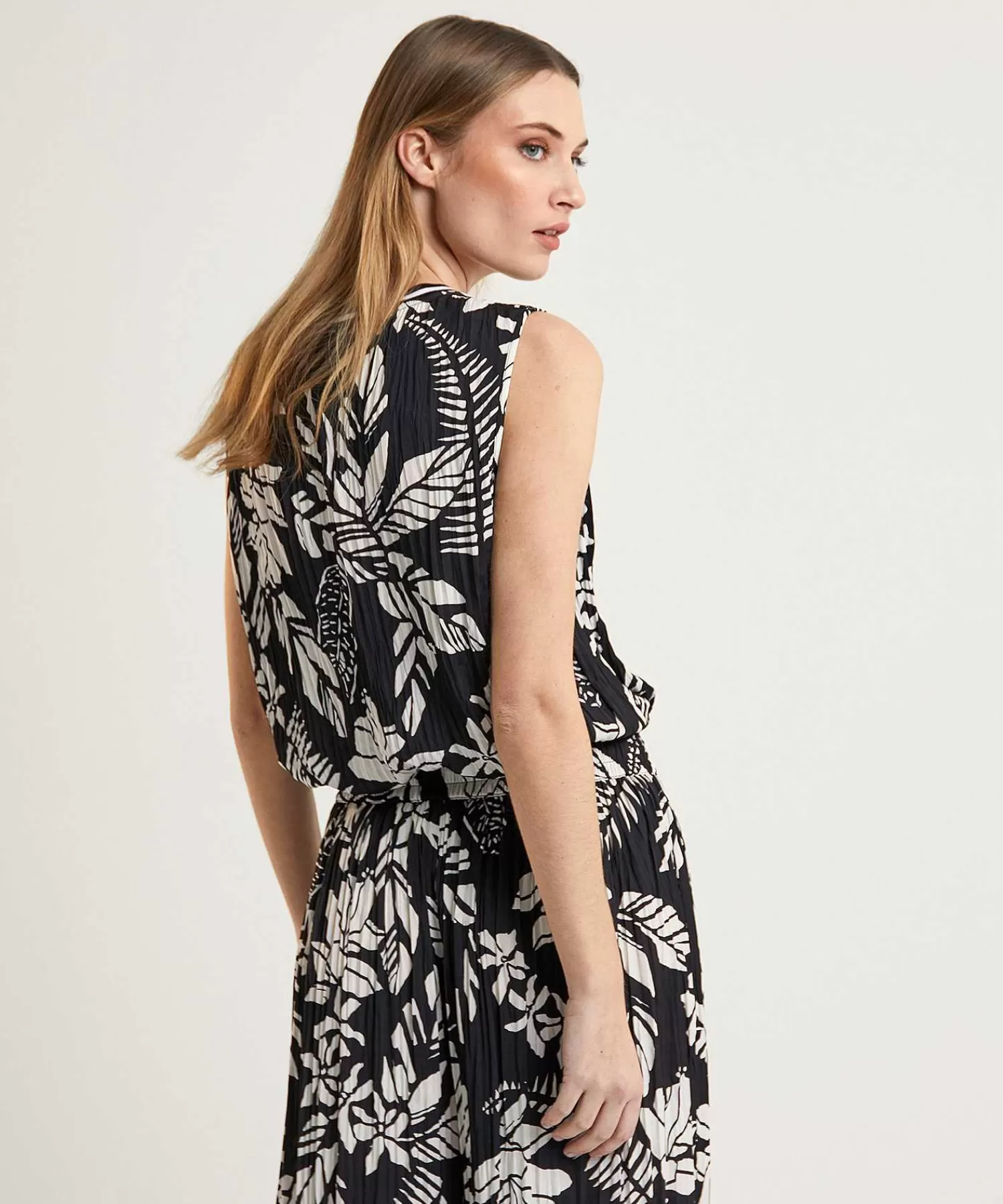 Marc Cain Sports Marc Cain Top Deportivo Plisado Con Estampado Floral Best