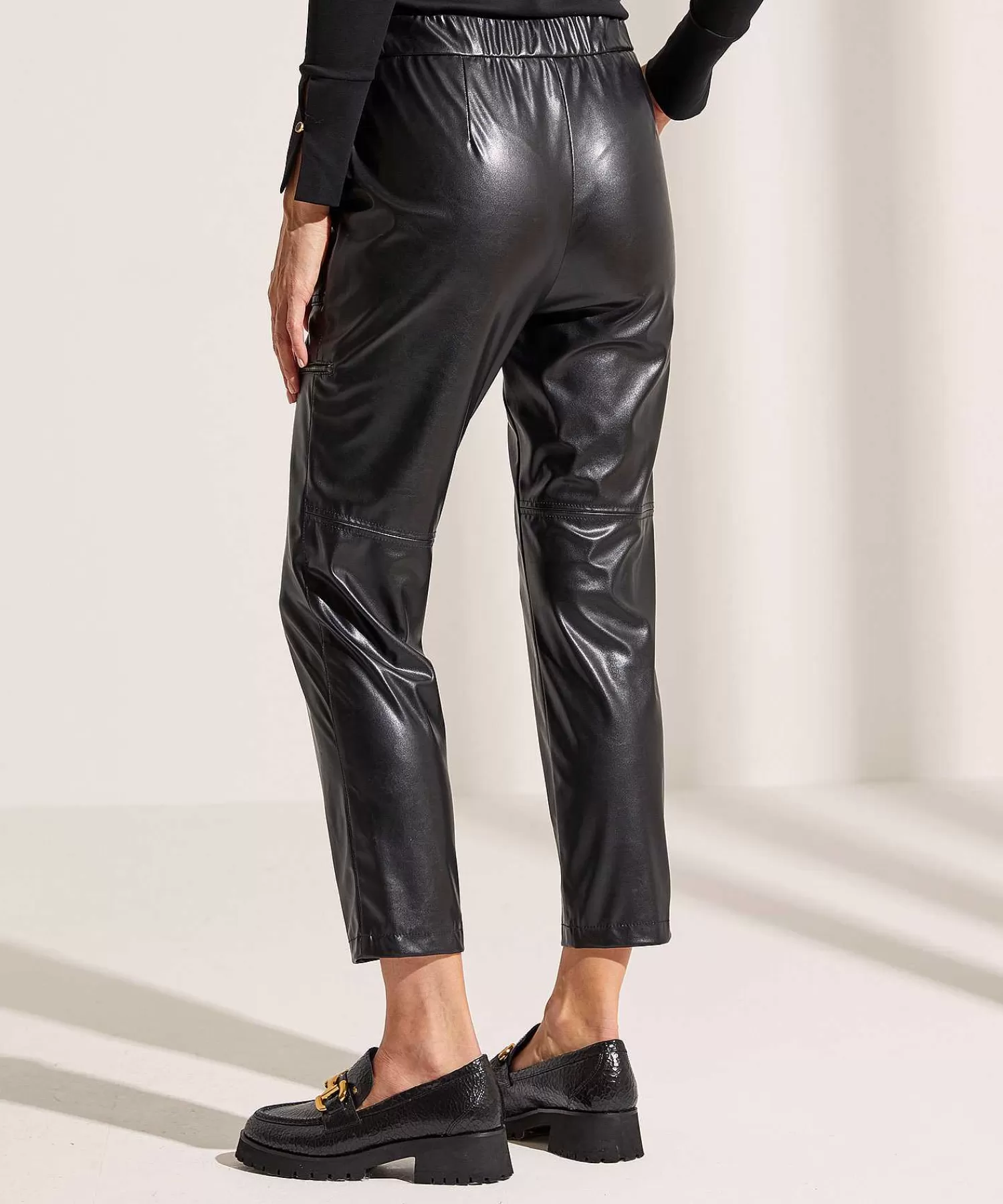 Marc Cain Sports Marc Cain Worker Pantalones Cuero Vegano Rikaze Sale