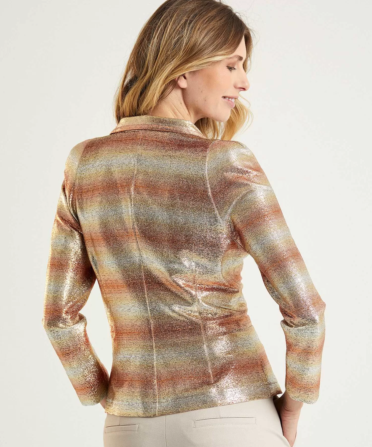 ML Collections Ml Colecciones Blazer Metalico Hot