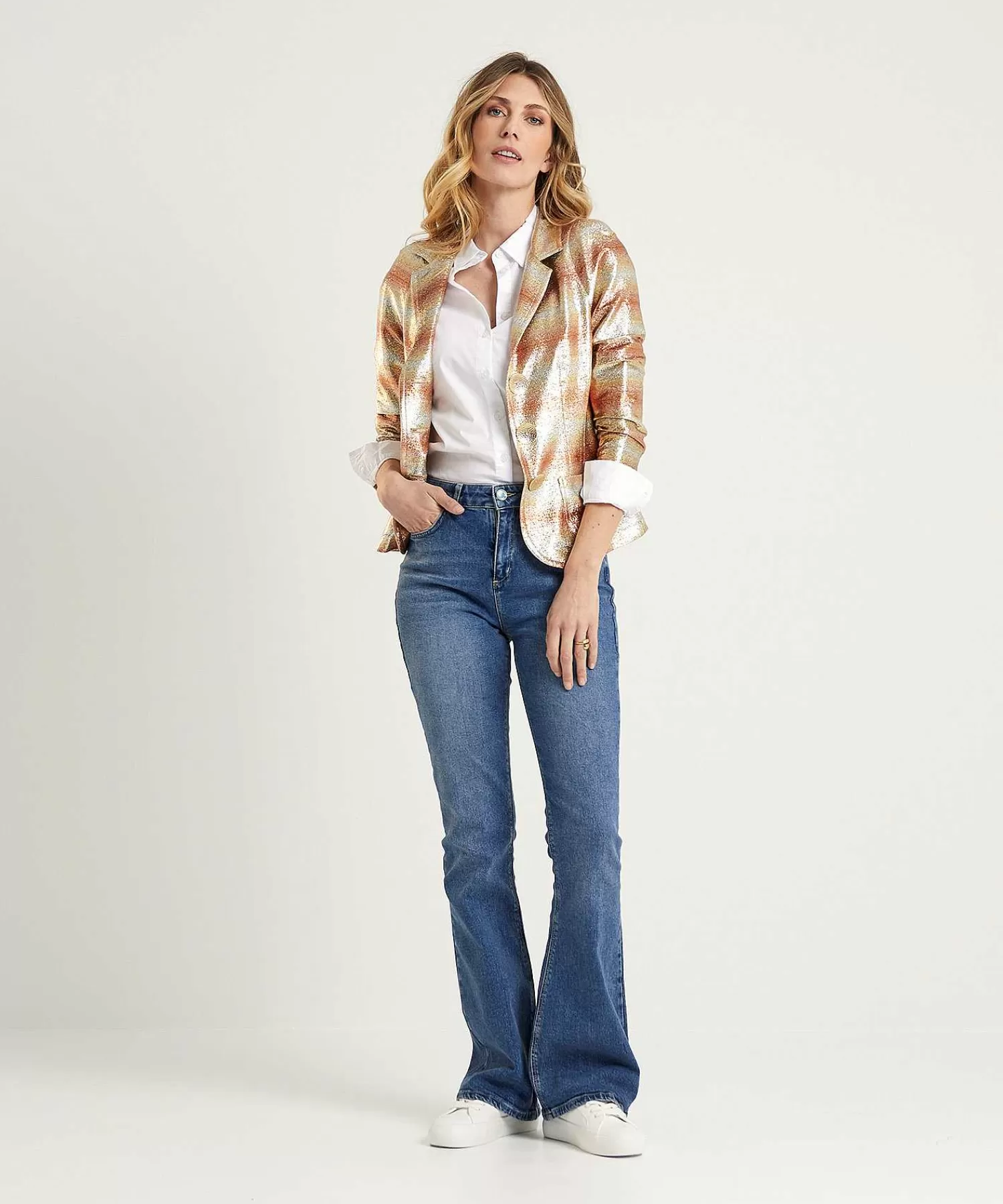 ML Collections Ml Colecciones Blazer Metalico Hot