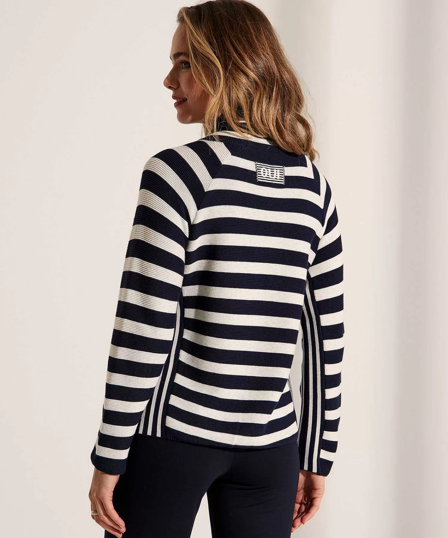 OUI Jersey De Cuello Alto De Punto Acanalado A Rayas Store