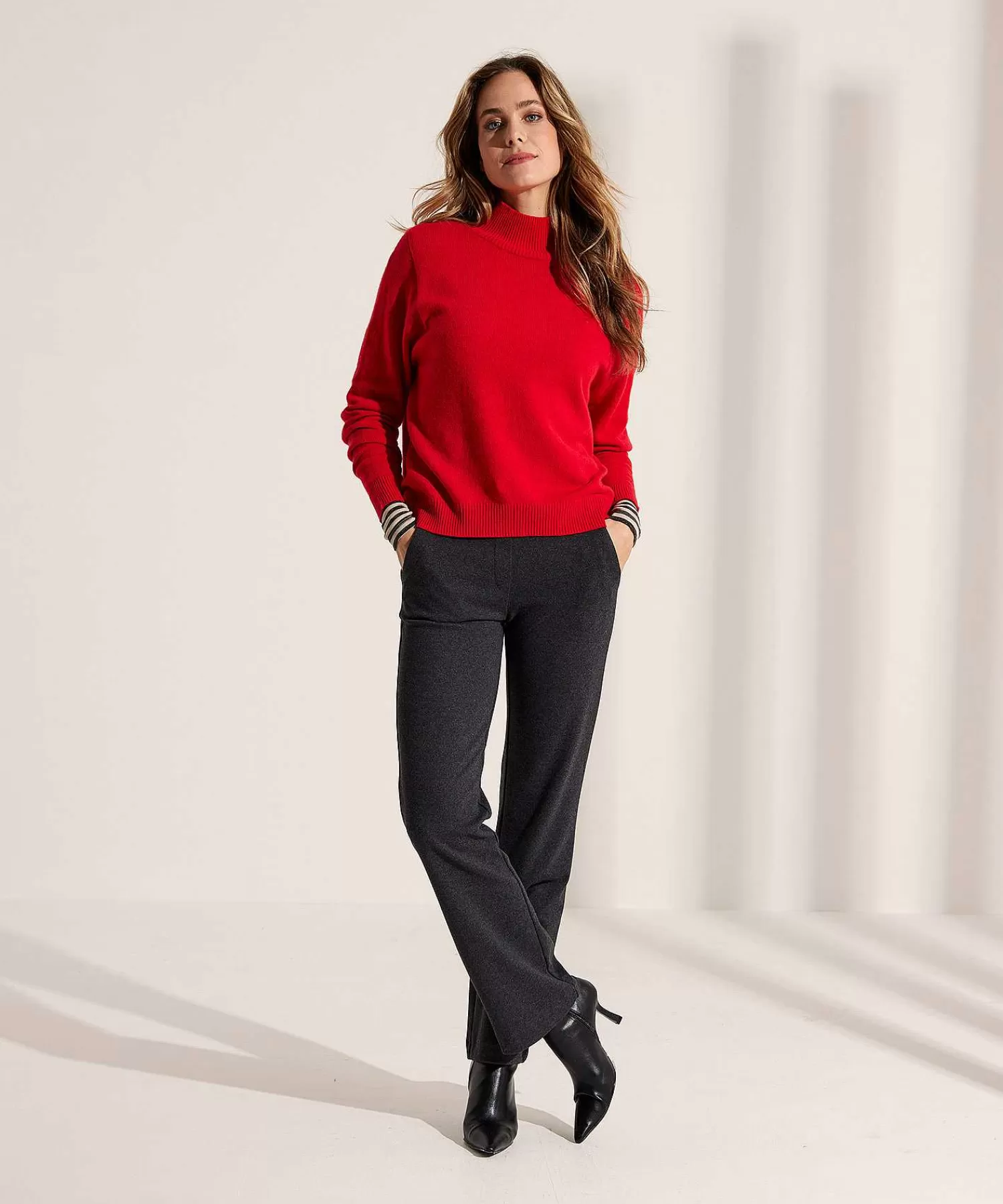 OUI Jersey De Cuello Alto En Mezcla De Lana Flash Sale