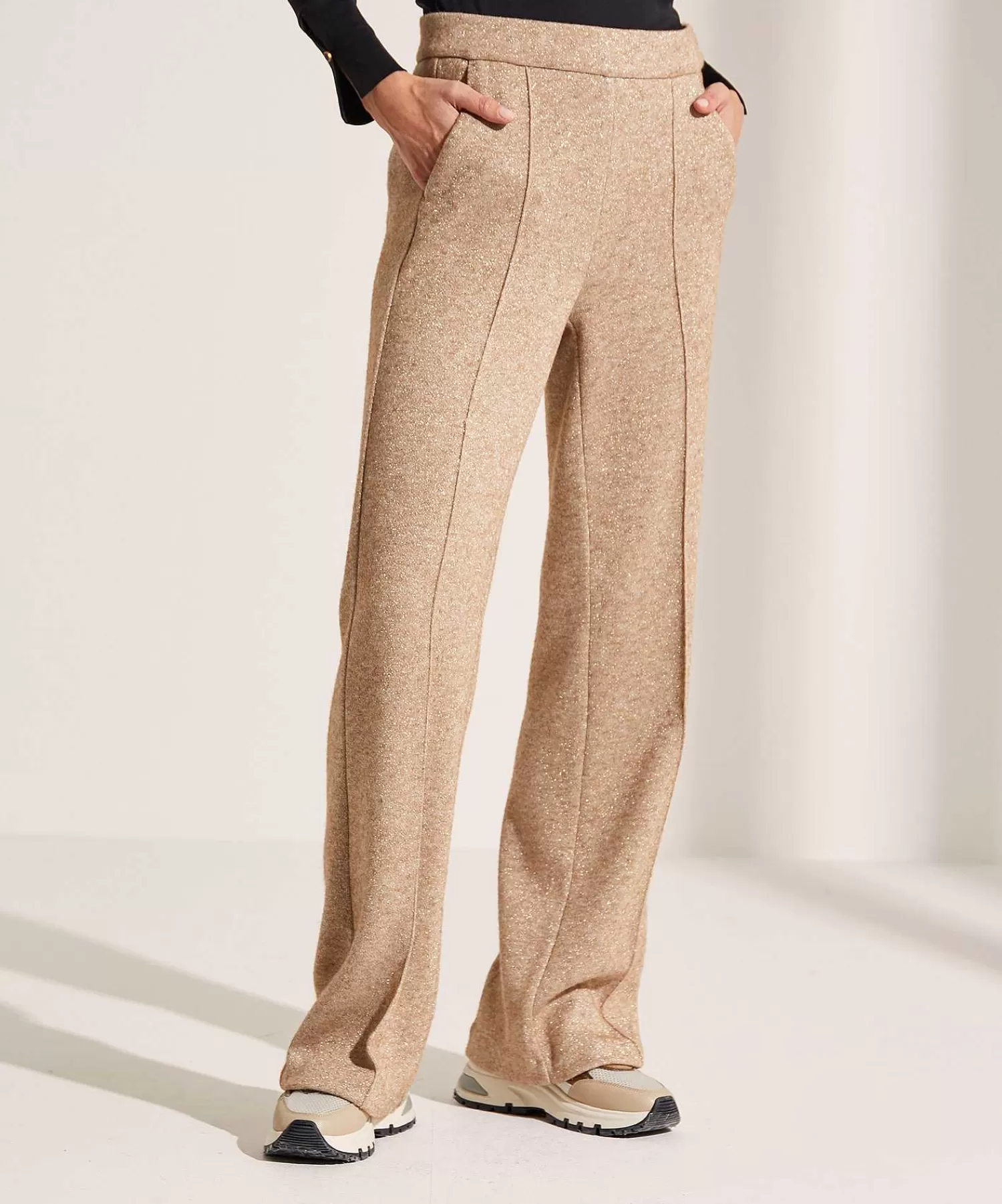 Cambio Pantalon Ancho Con Lurex Ava New