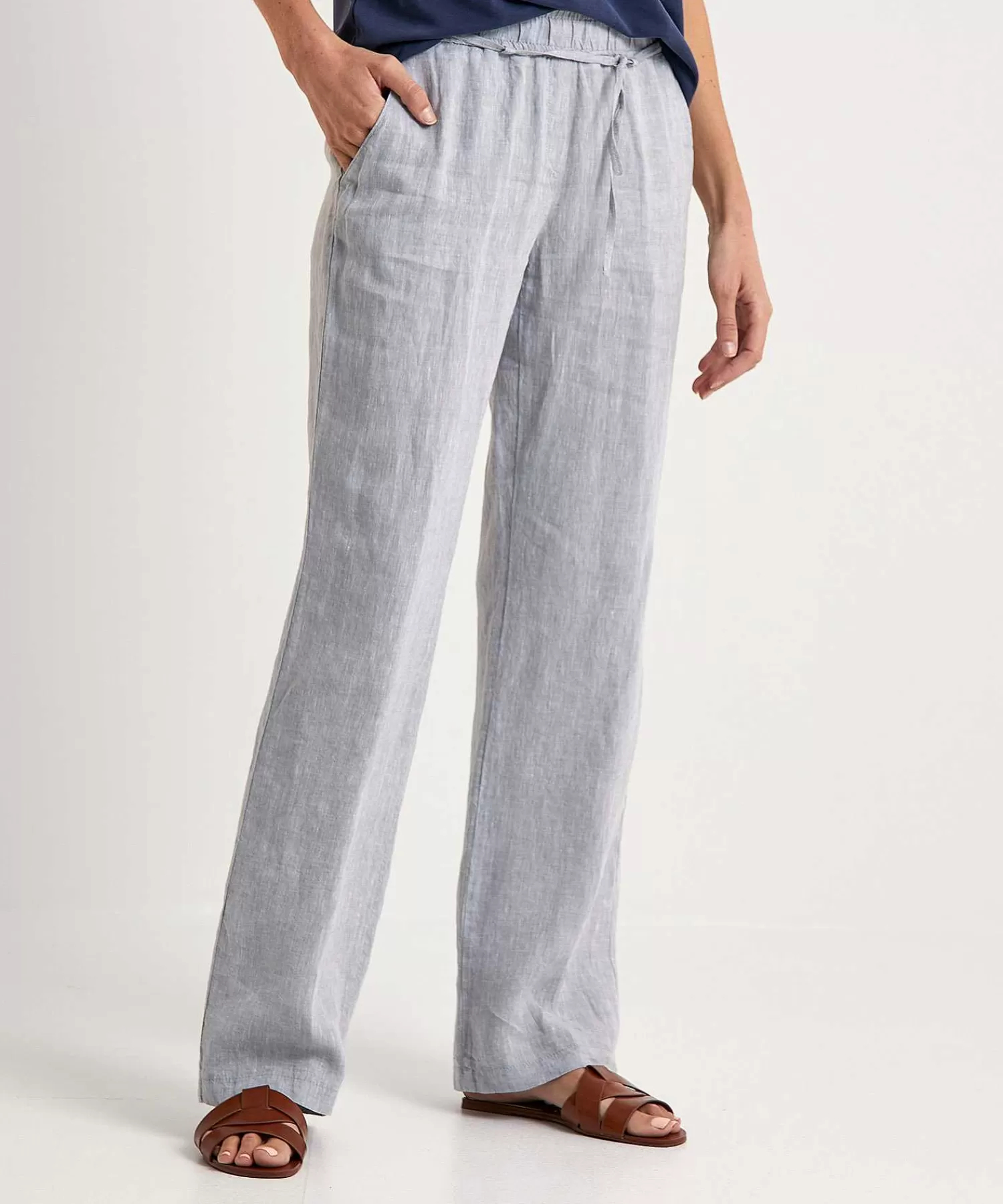 Brax Pantalon Ancho De Lino Farina Store