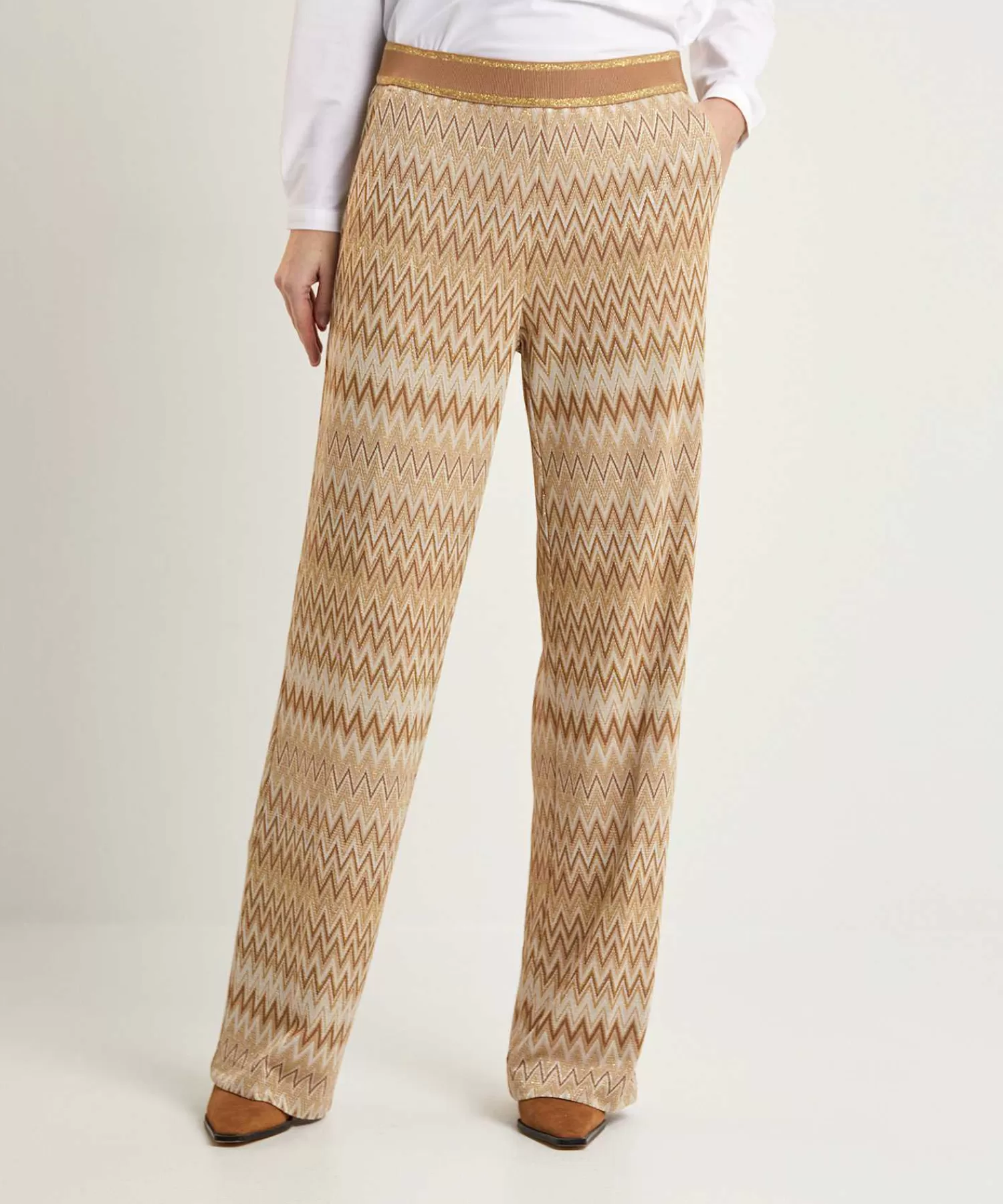 Rosner Pantalon Ancho Lurex Mara Fashion