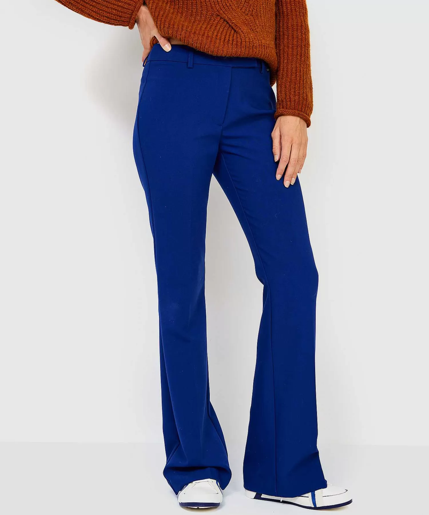 Beaumont Pantalon Acampanado Azul Cheap