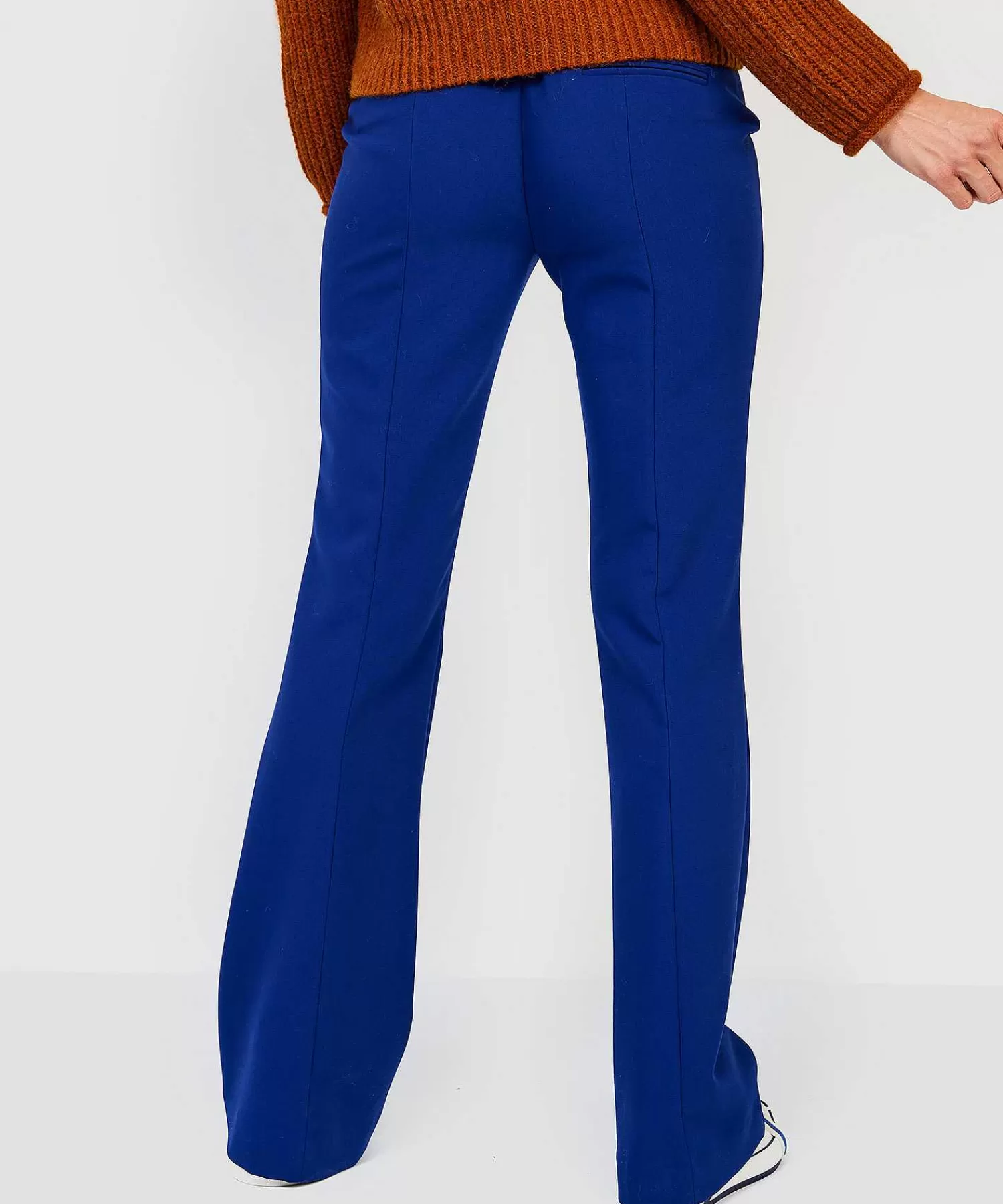 Beaumont Pantalon Acampanado Azul Cheap