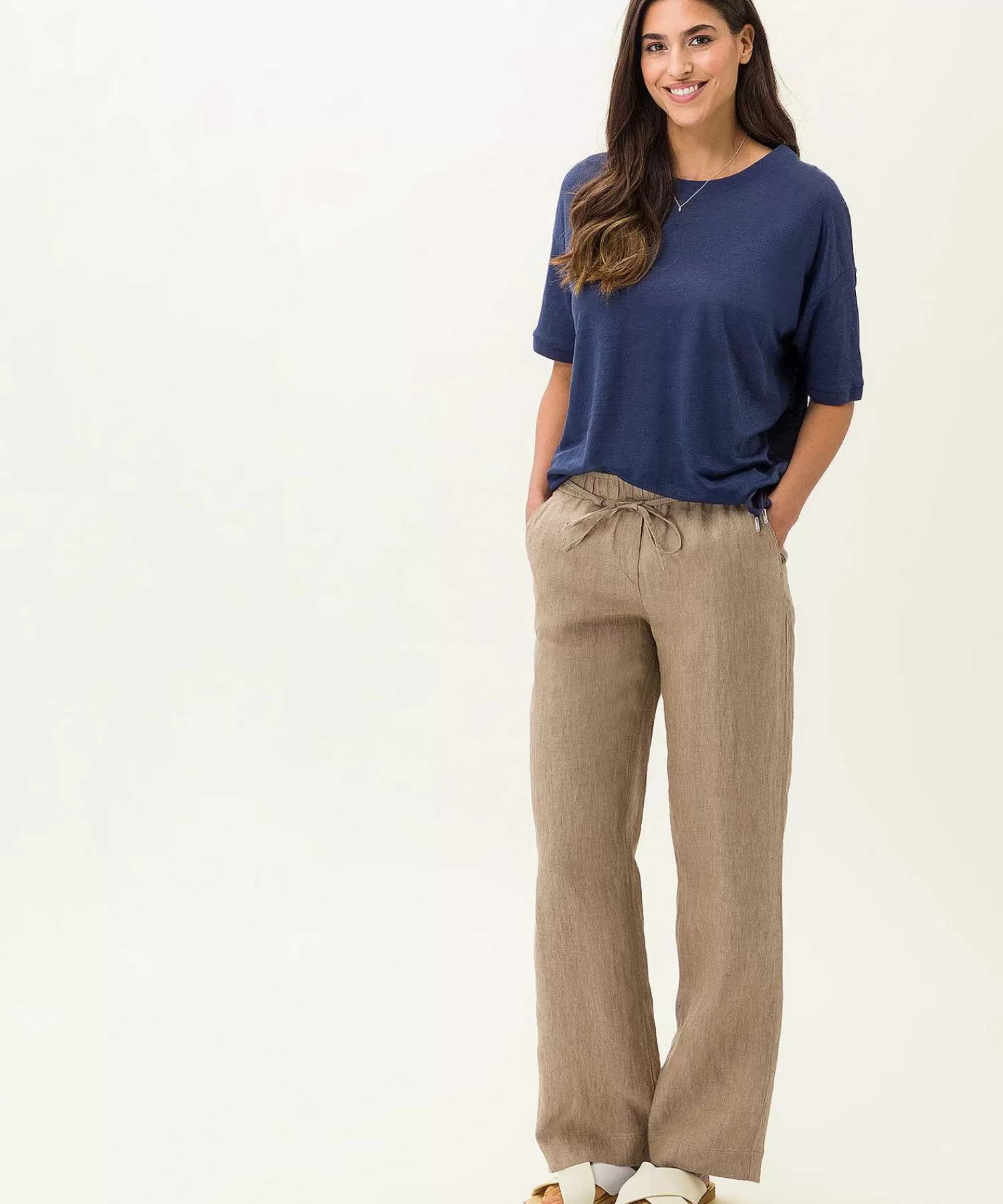 Brax Pantalon Lino Farina Online