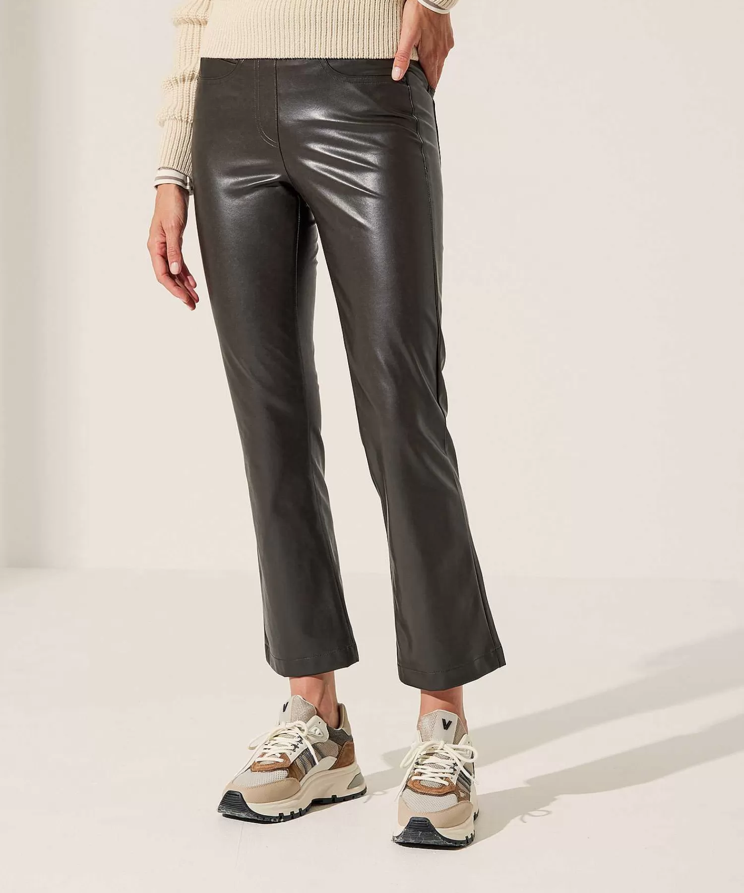 Cambio Pantalon Easy Kick Piel Vegana Felice Fashion