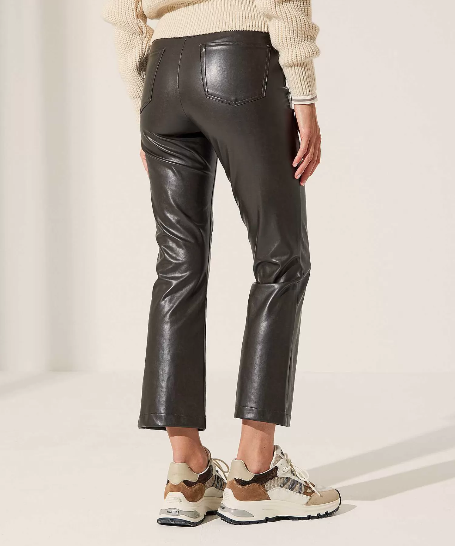 Cambio Pantalon Easy Kick Piel Vegana Felice Fashion
