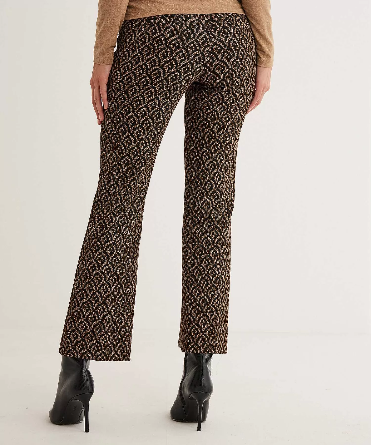 Cambio Pantalon Kick Flare Jacquard Lurex Faith Store