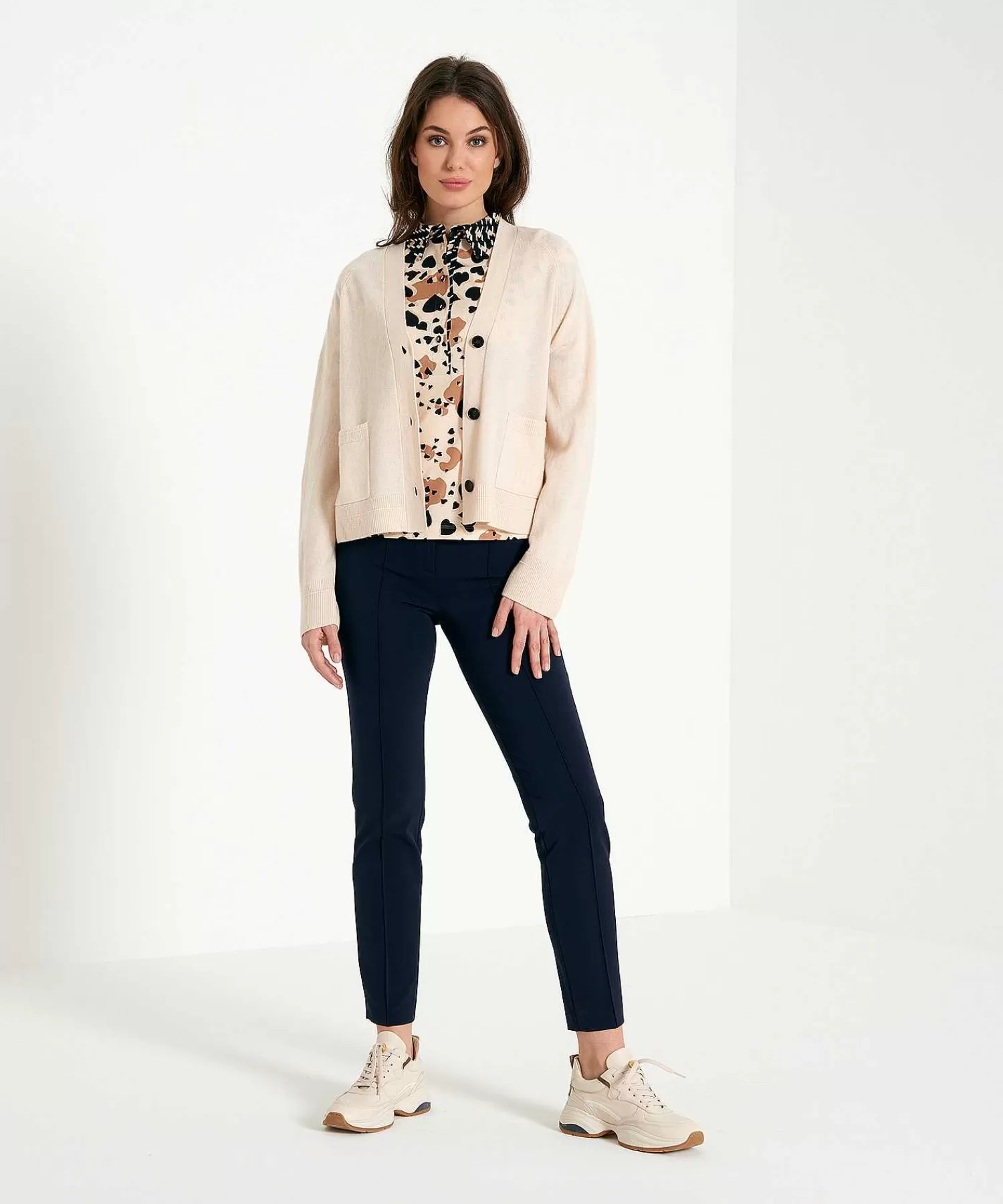 Cambio Pantalon Techno Suave Con Costura Parcial Ros Flash Sale