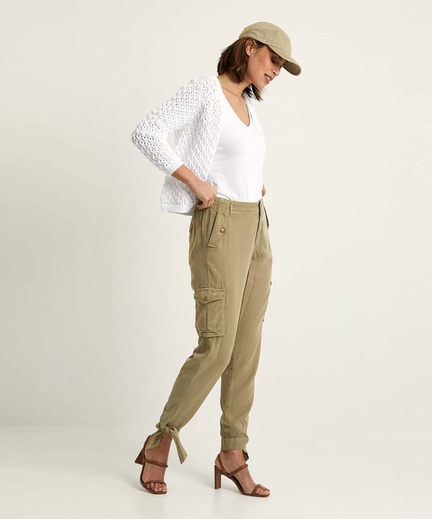 Summum Pantalon Cargo Tencel Outlet