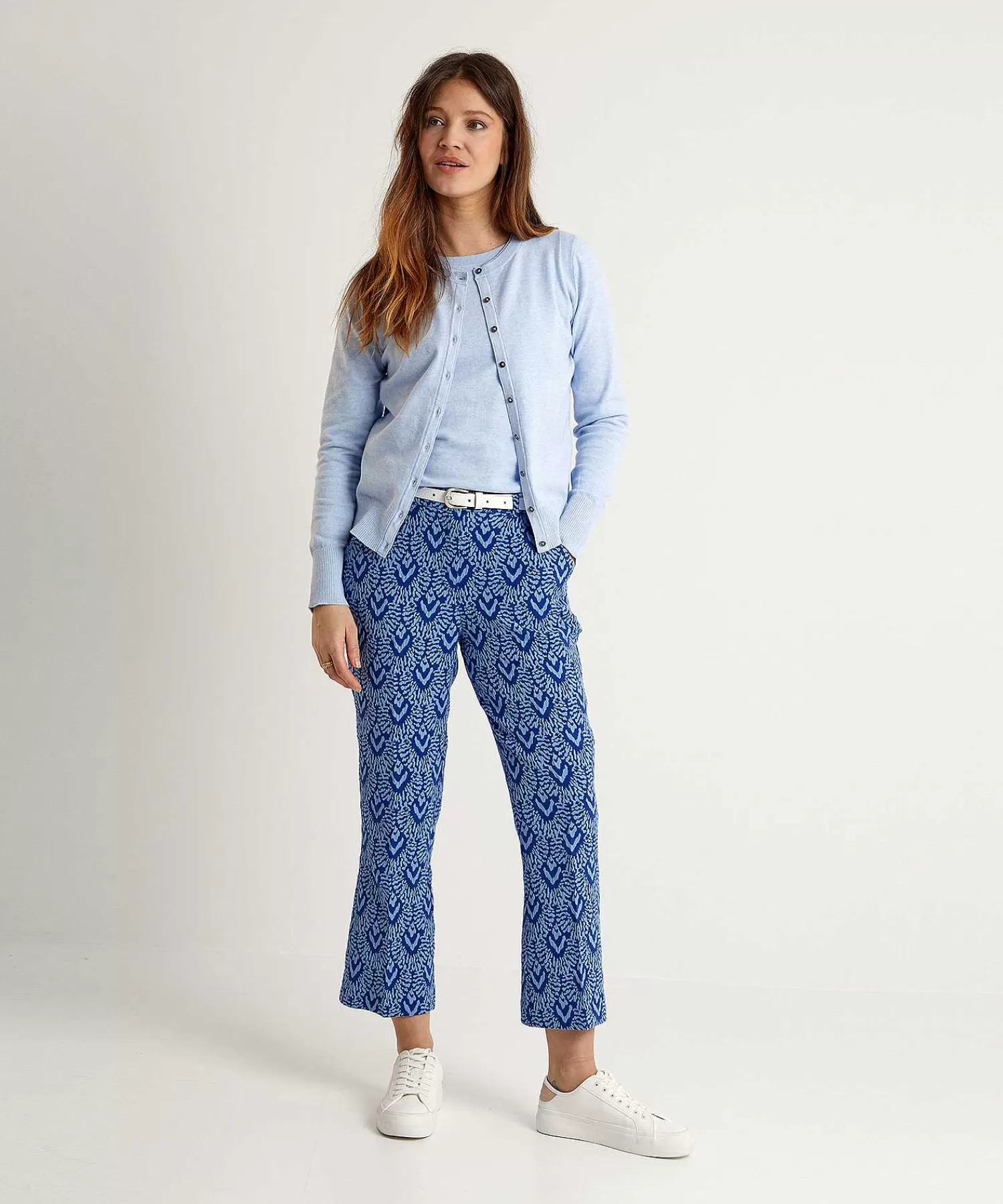 KYRA Pantalon Kick Flare Jacquard Clara Cheap