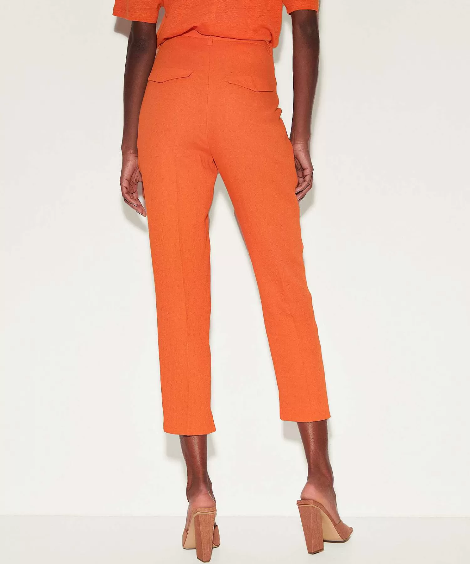 Luisa Cerano Pantalon Mezcla De Lino Best Sale