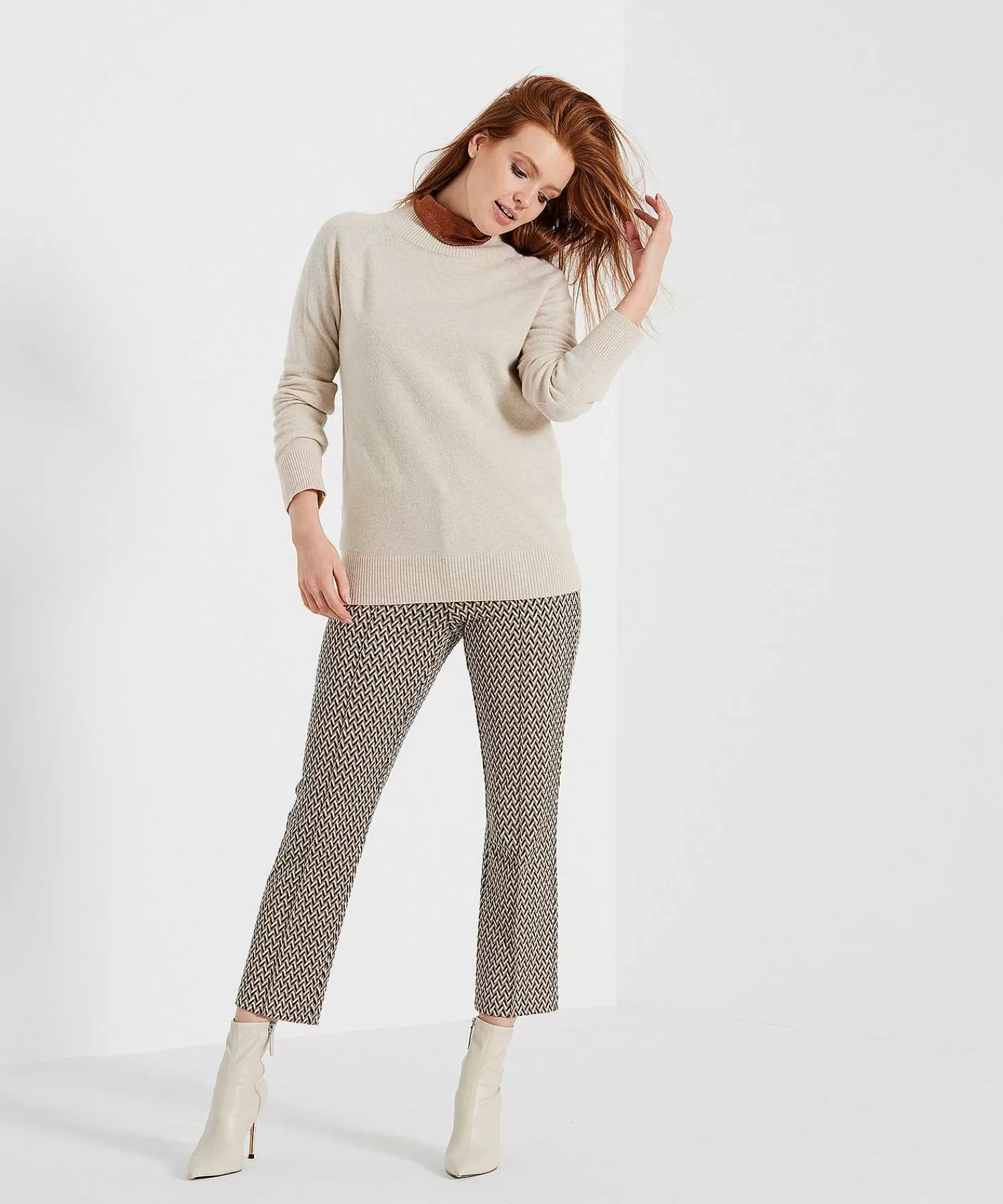 Rosner Pantalon Jacquard Lurex Alisa Clearance